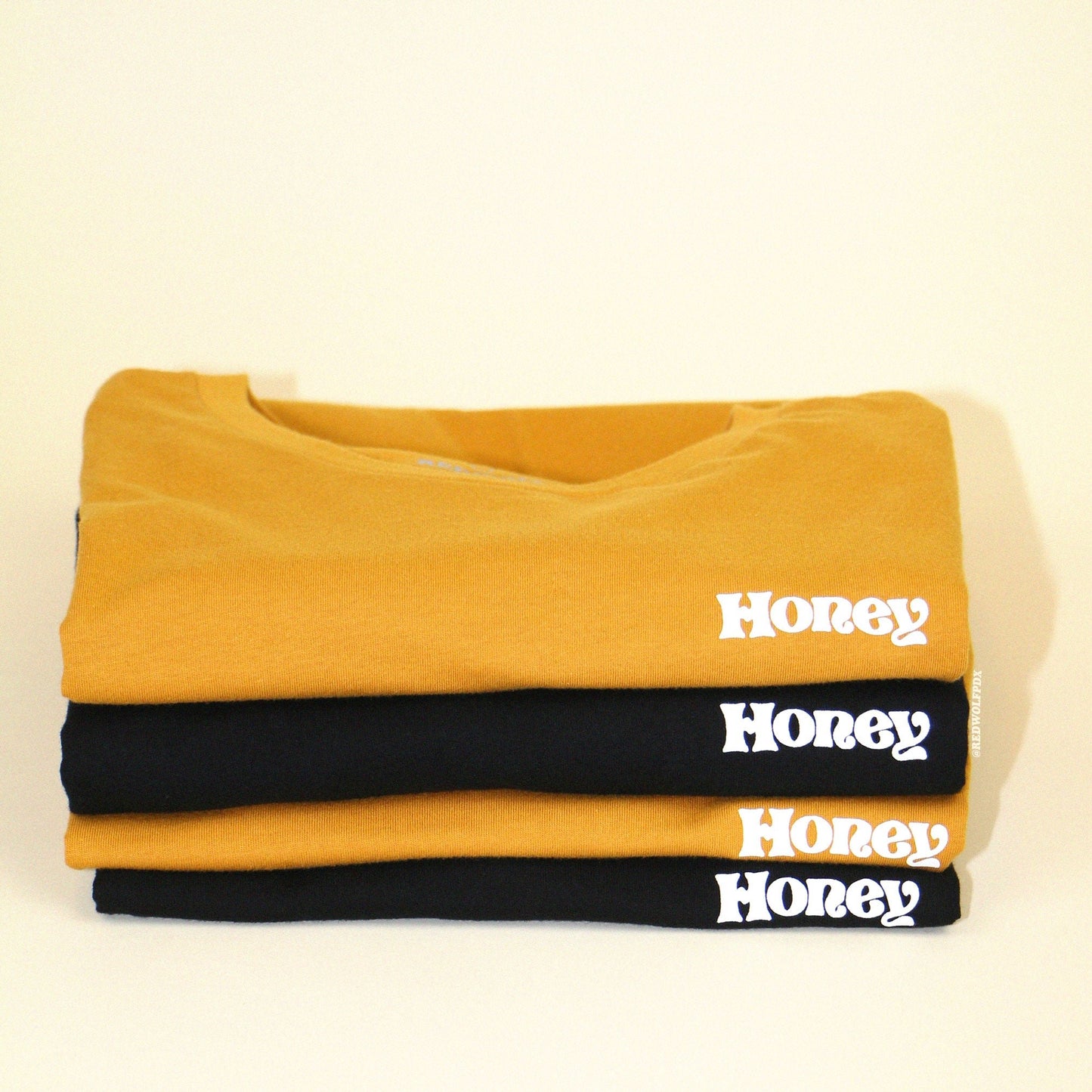 Honey fitted tee - gold
