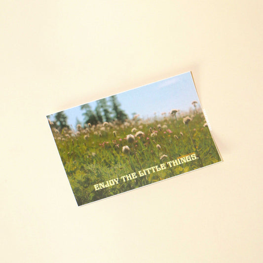 enjoy the little things sticker - 3 REDWOLF