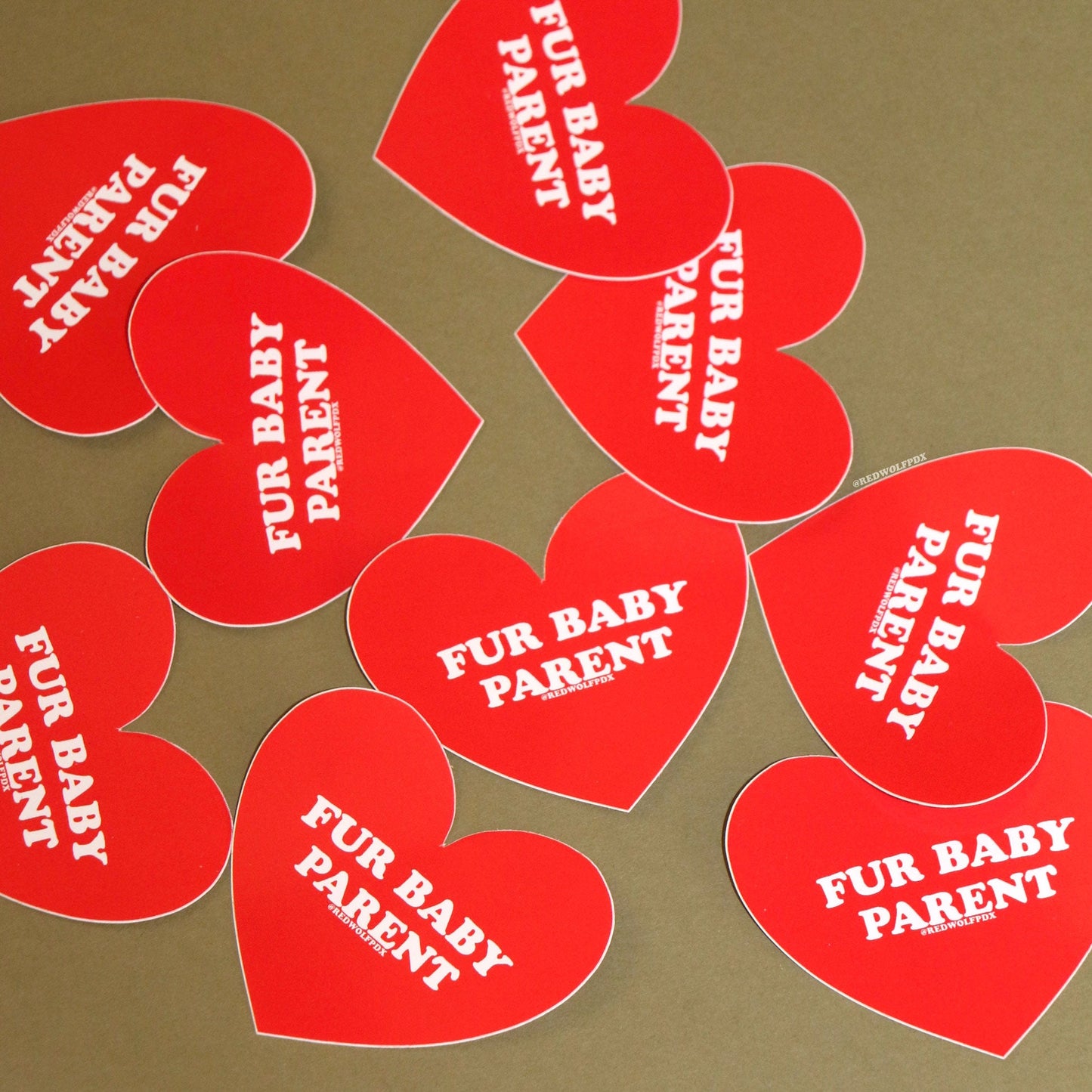 fur baby parent sticker - 3