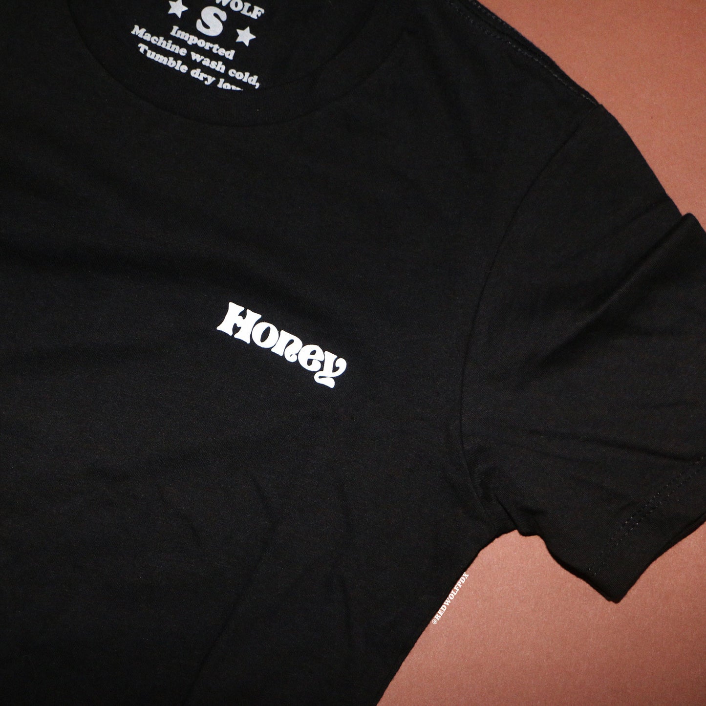 Honey fitted tee - Black