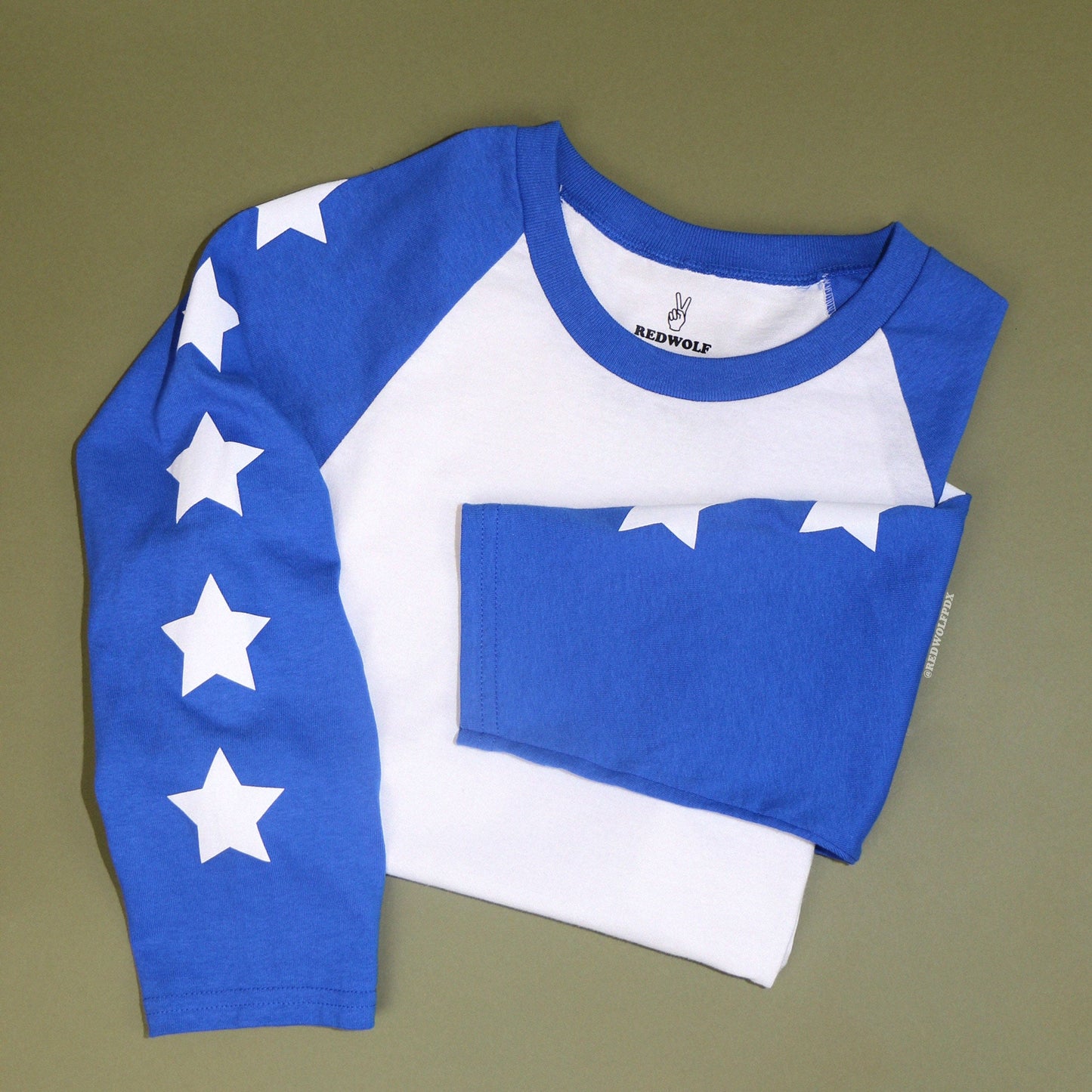 Seeing Stars Raglan - BLUE