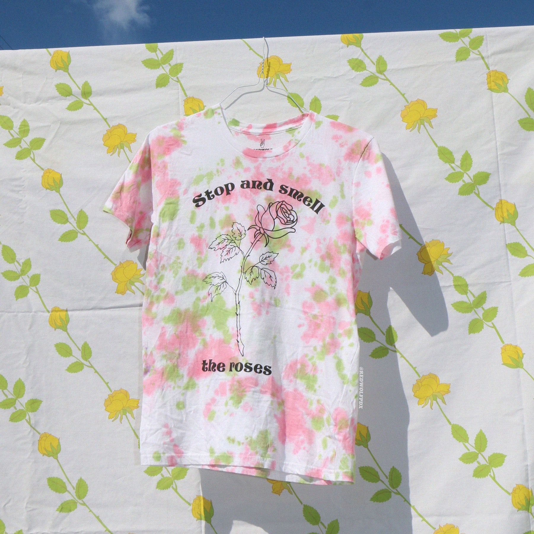 stop and smell the roses tee - 0