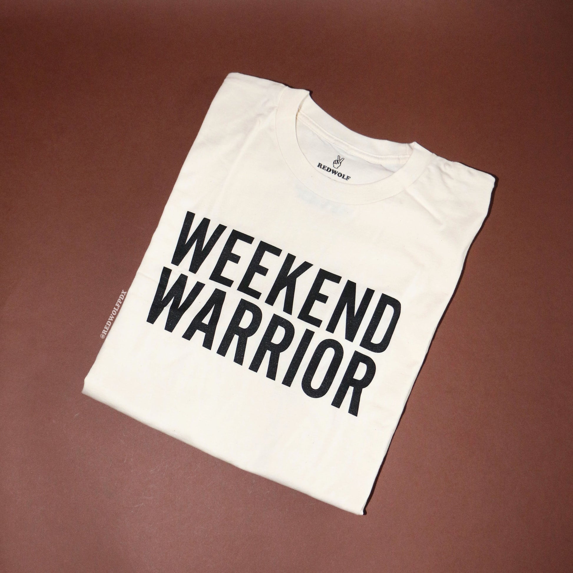 weekend warrior organic cotton tee - 2