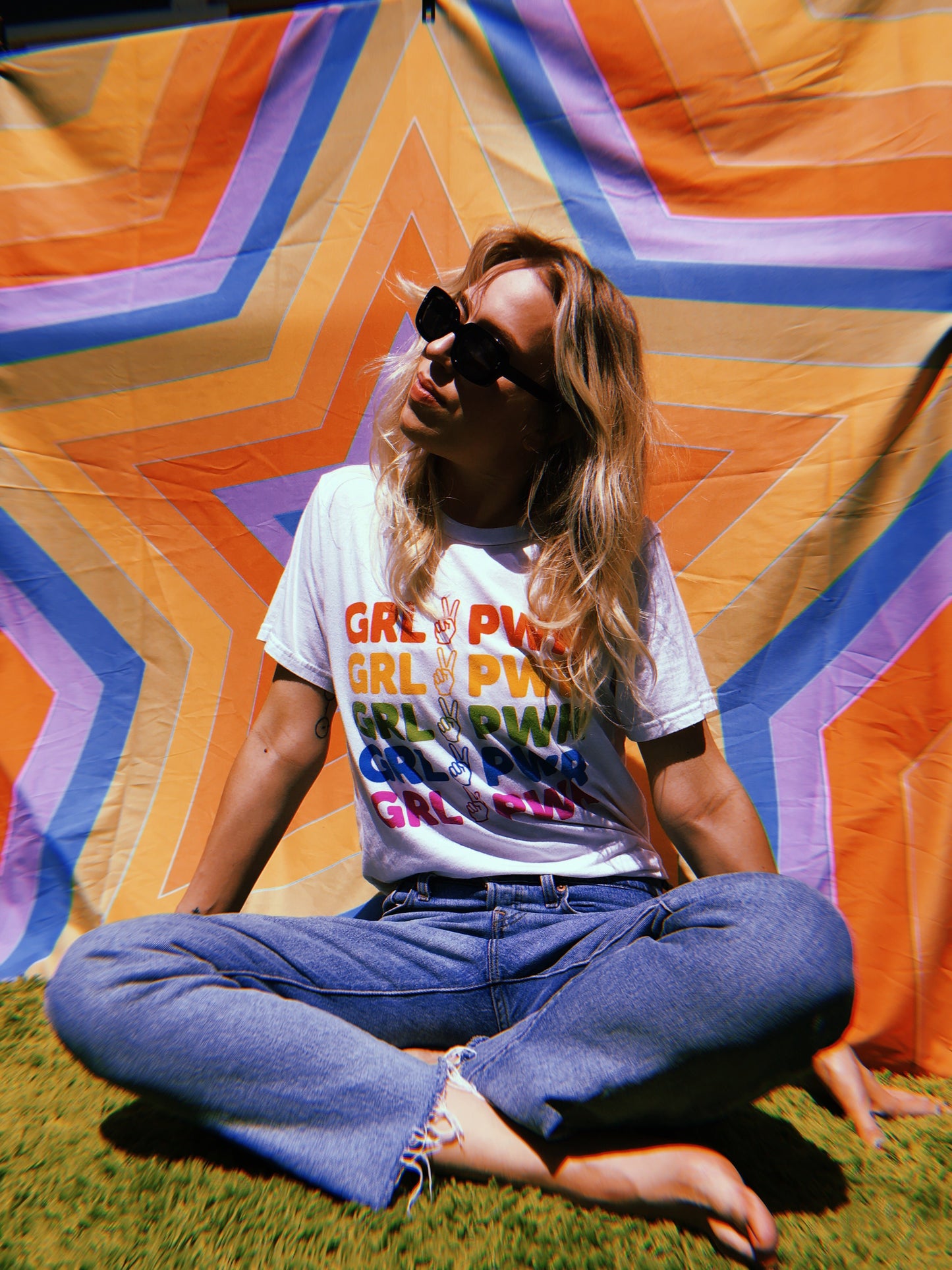 girl power rainbow tee - 16