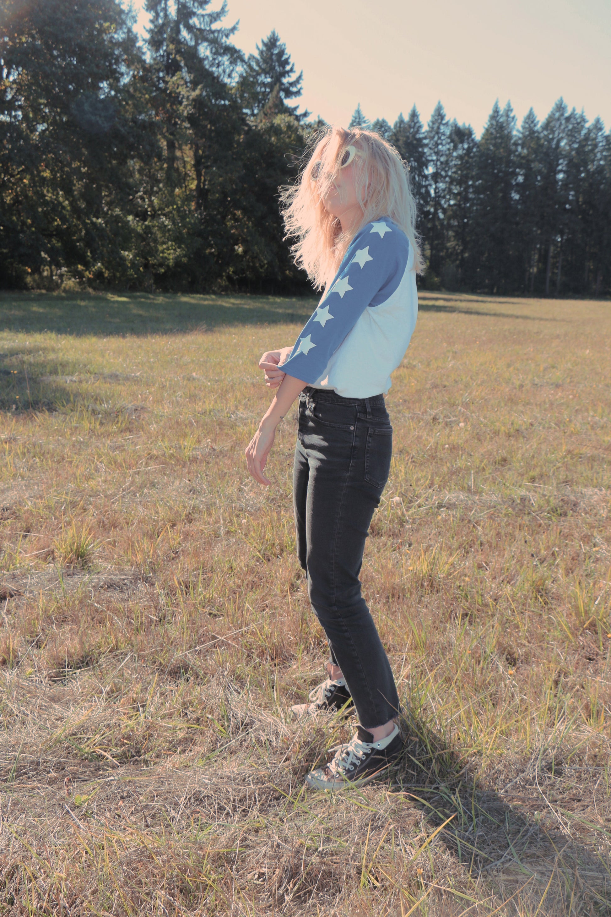 seeing stars raglan blue - 10
