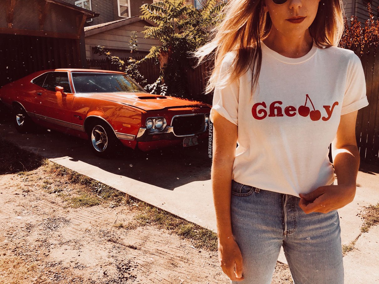 cherry tee - 4