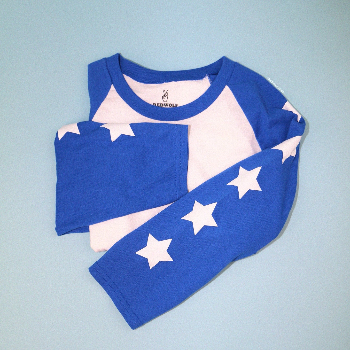 Seeing Stars Raglan - BLUE