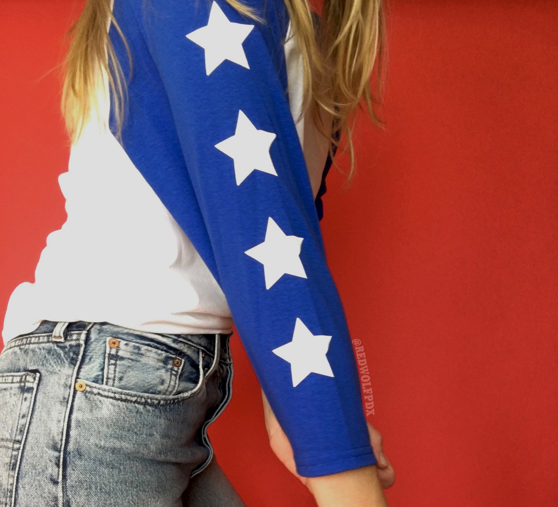 seeing stars raglan blue - 8