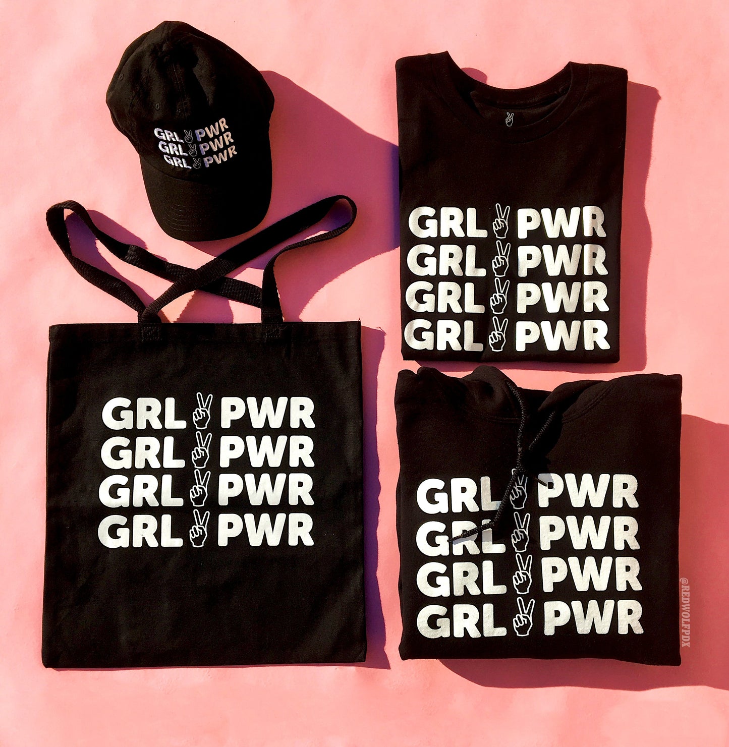 girl power tee black - 8