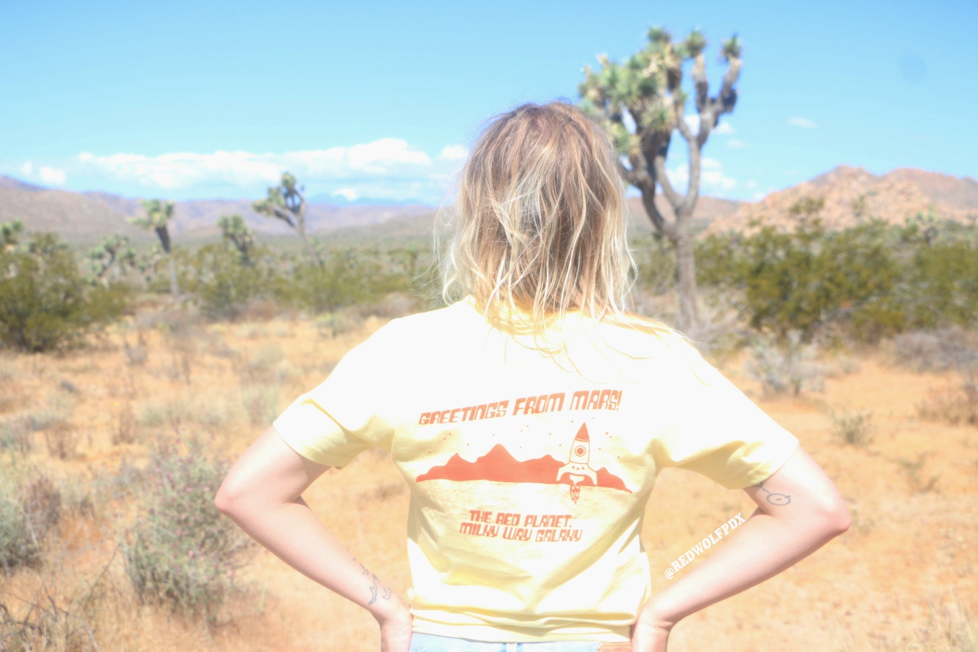 - Mars Tourist Tee - REDWOLF