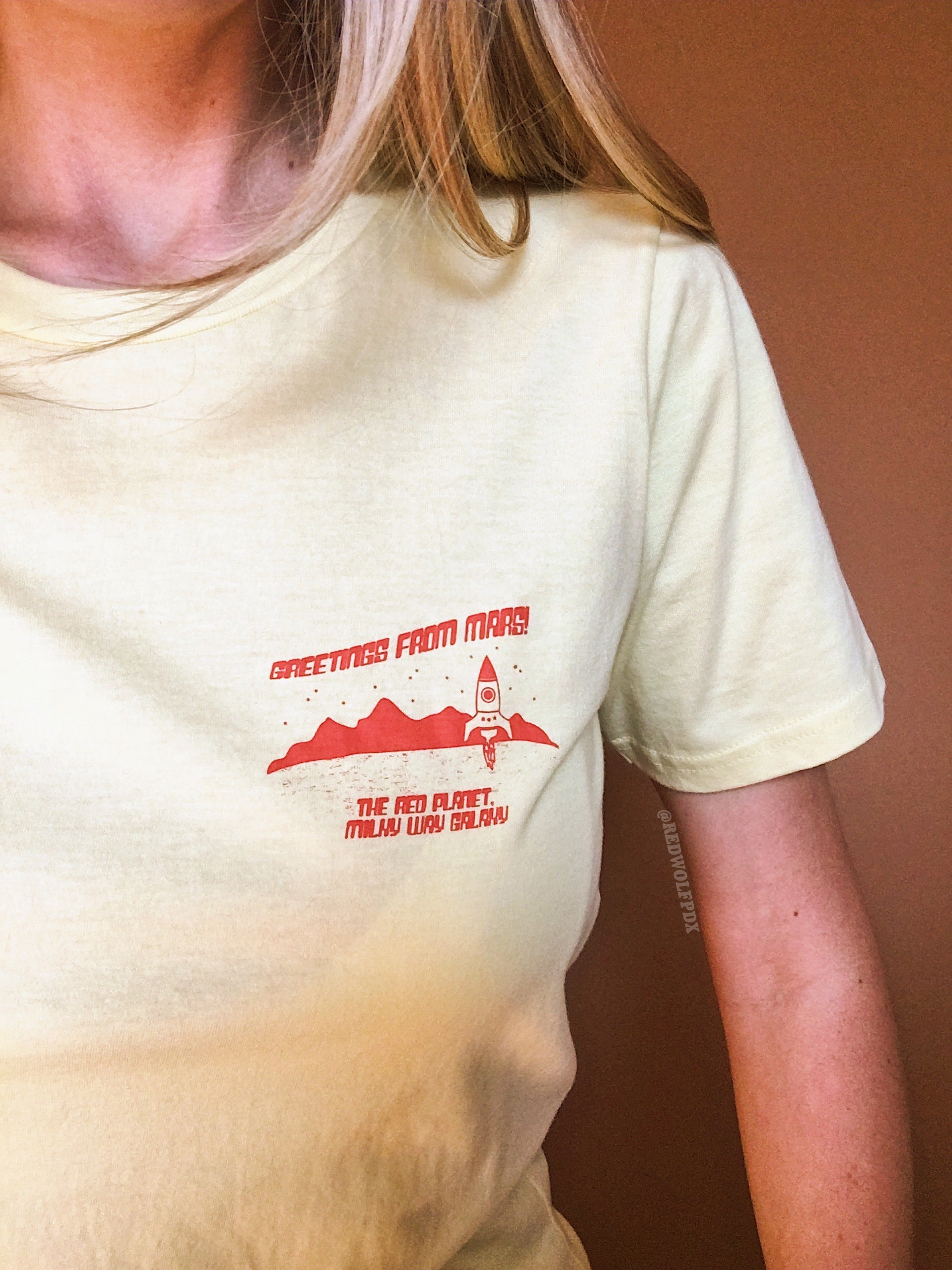 - Mars Tourist Tee - REDWOLF