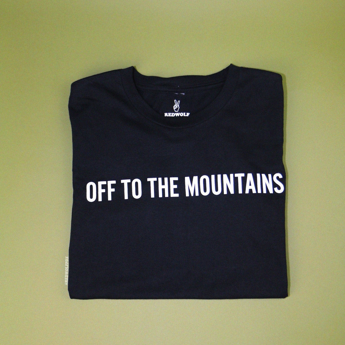 off to the mountains tee - 0