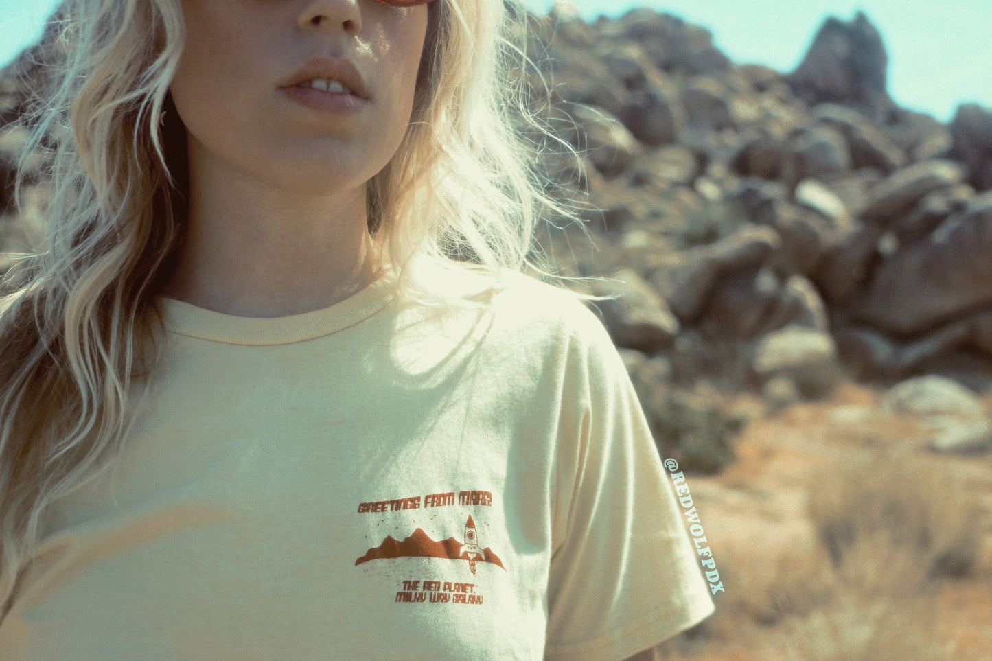 - Mars Tourist Tee - REDWOLF