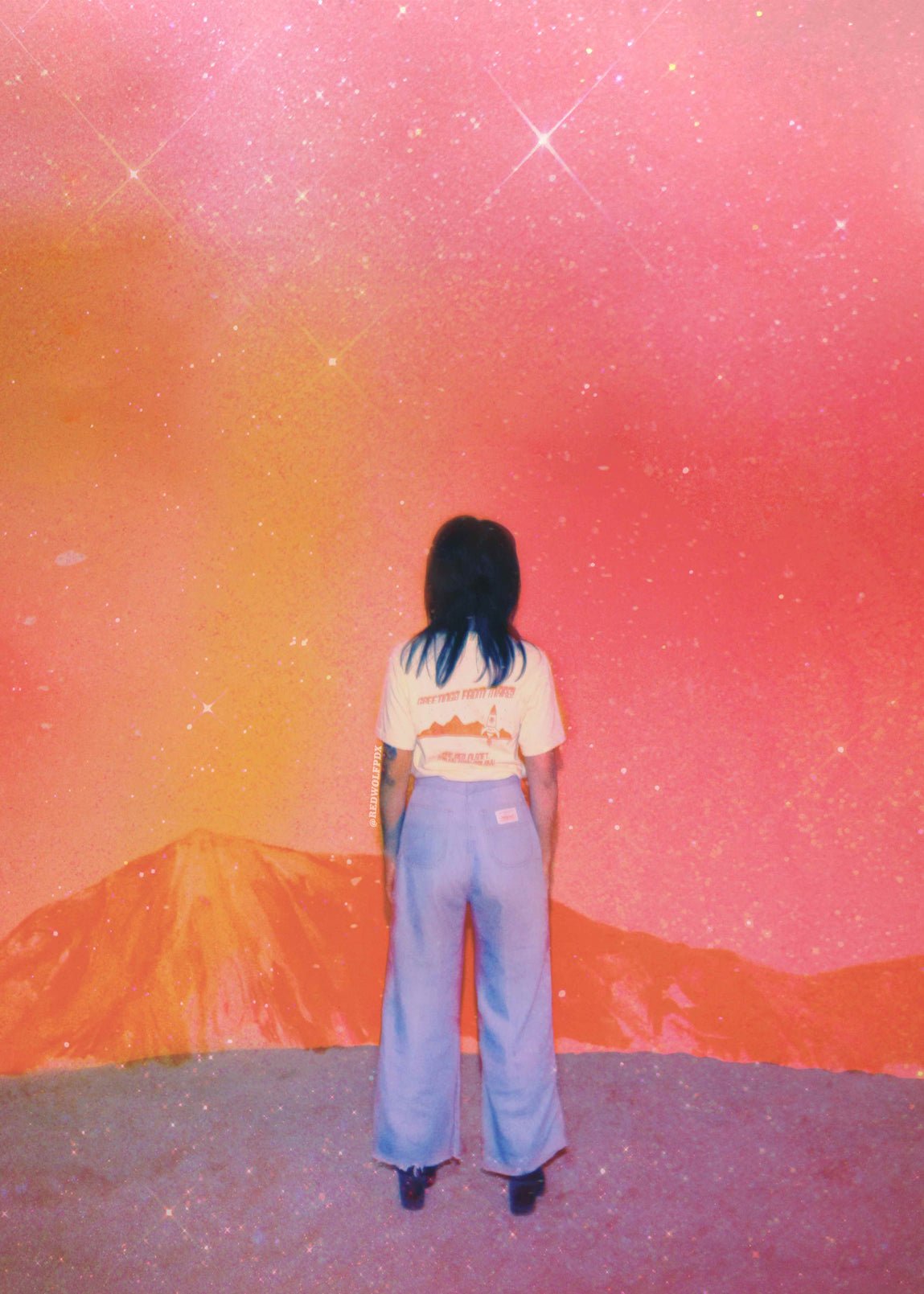 - Mars Tourist Tee - REDWOLF