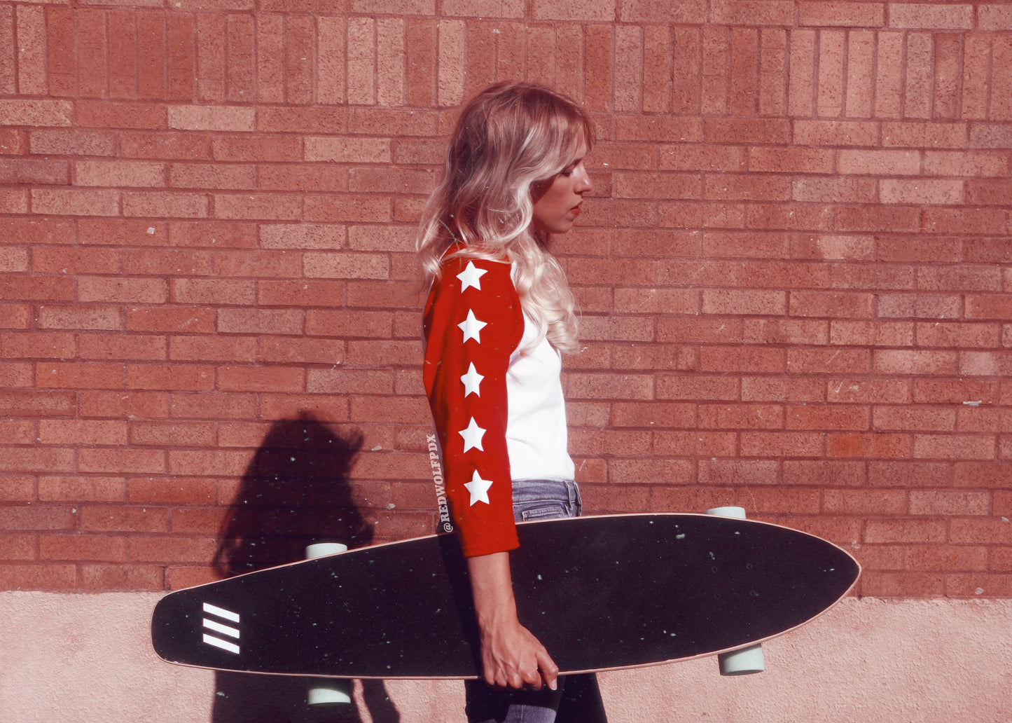 seeing stars raglan red - 7