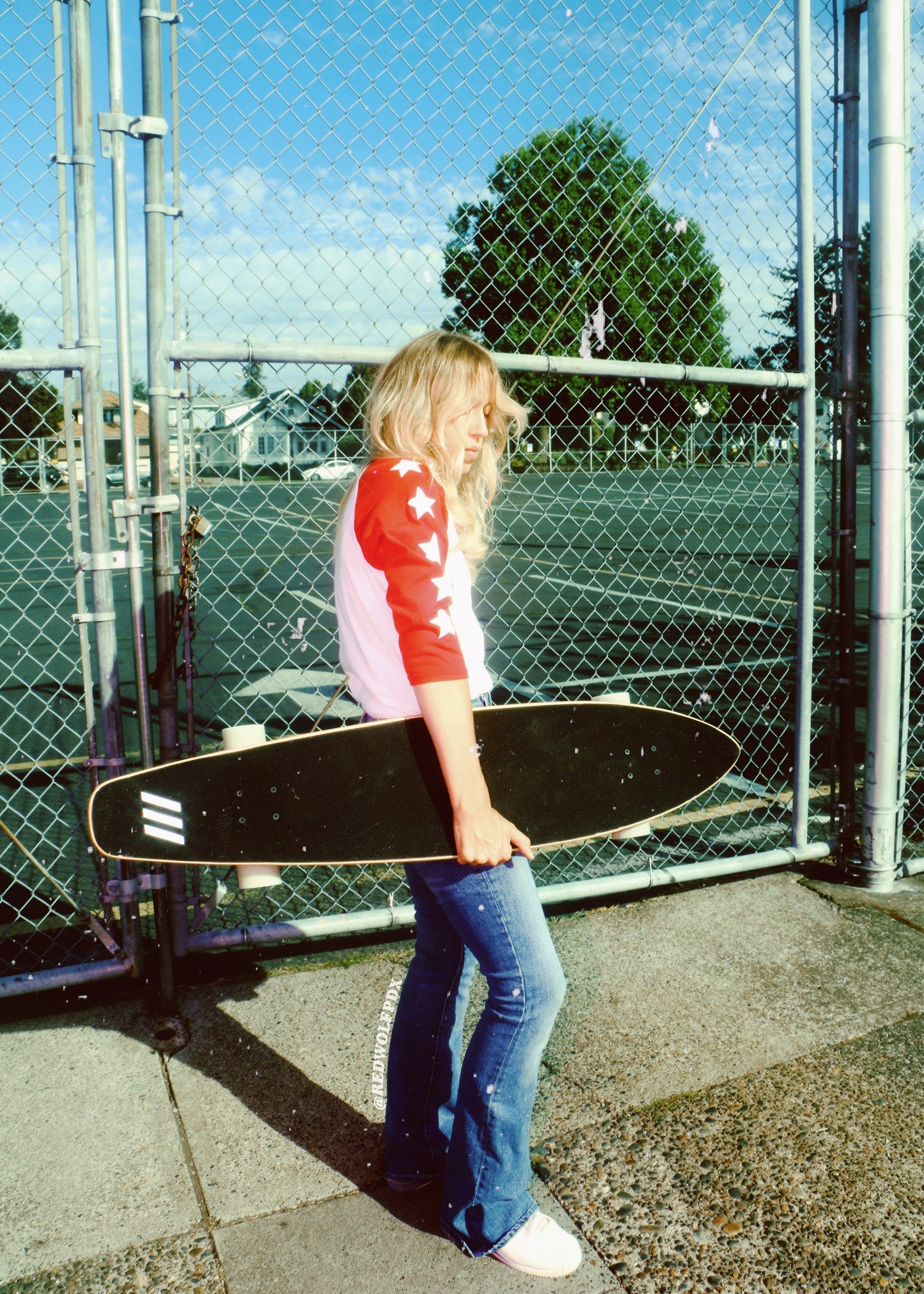 seeing stars raglan red - 11