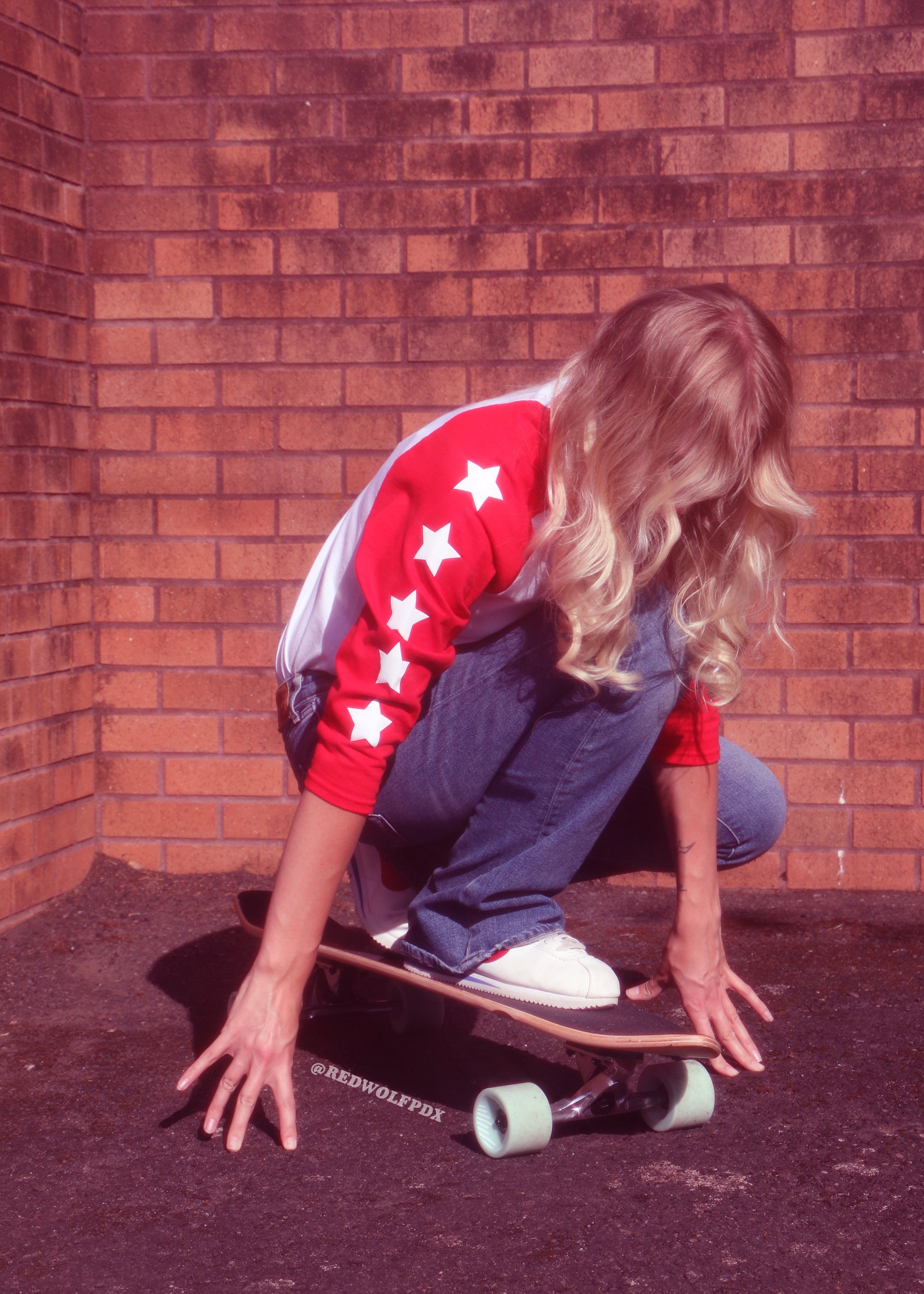 seeing stars raglan red - 10