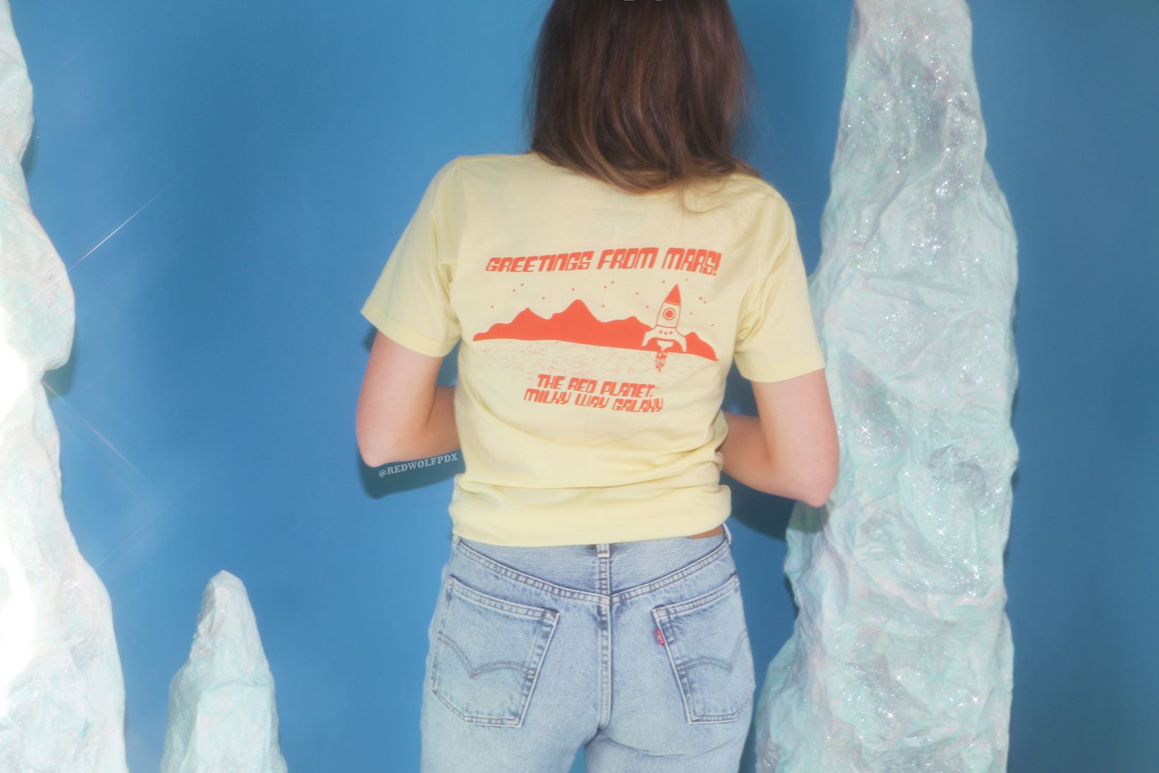 - Mars Tourist Tee - REDWOLF