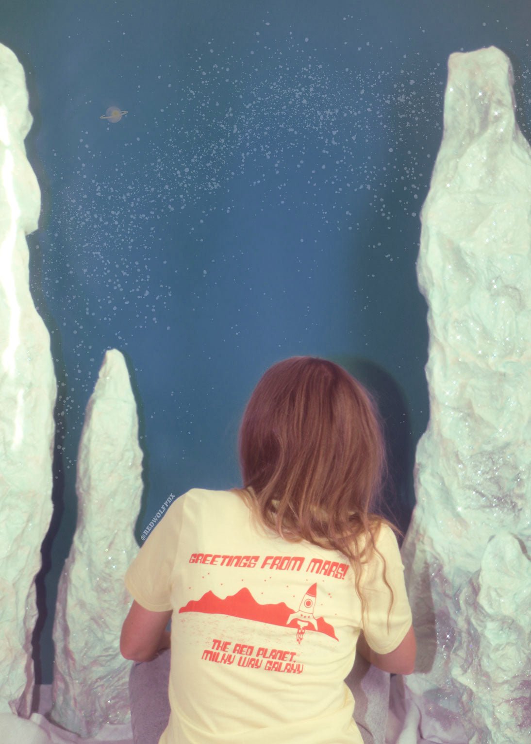 - Mars Tourist Tee - REDWOLF