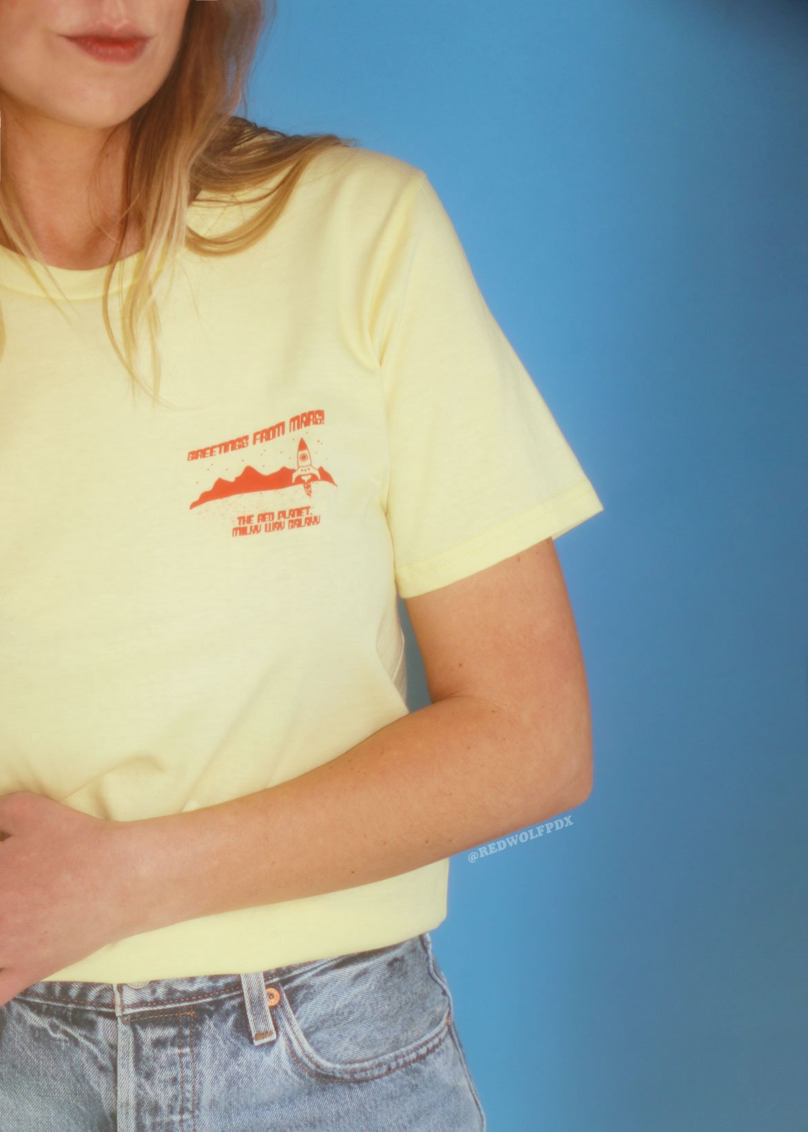 - Mars Tourist Tee - REDWOLF