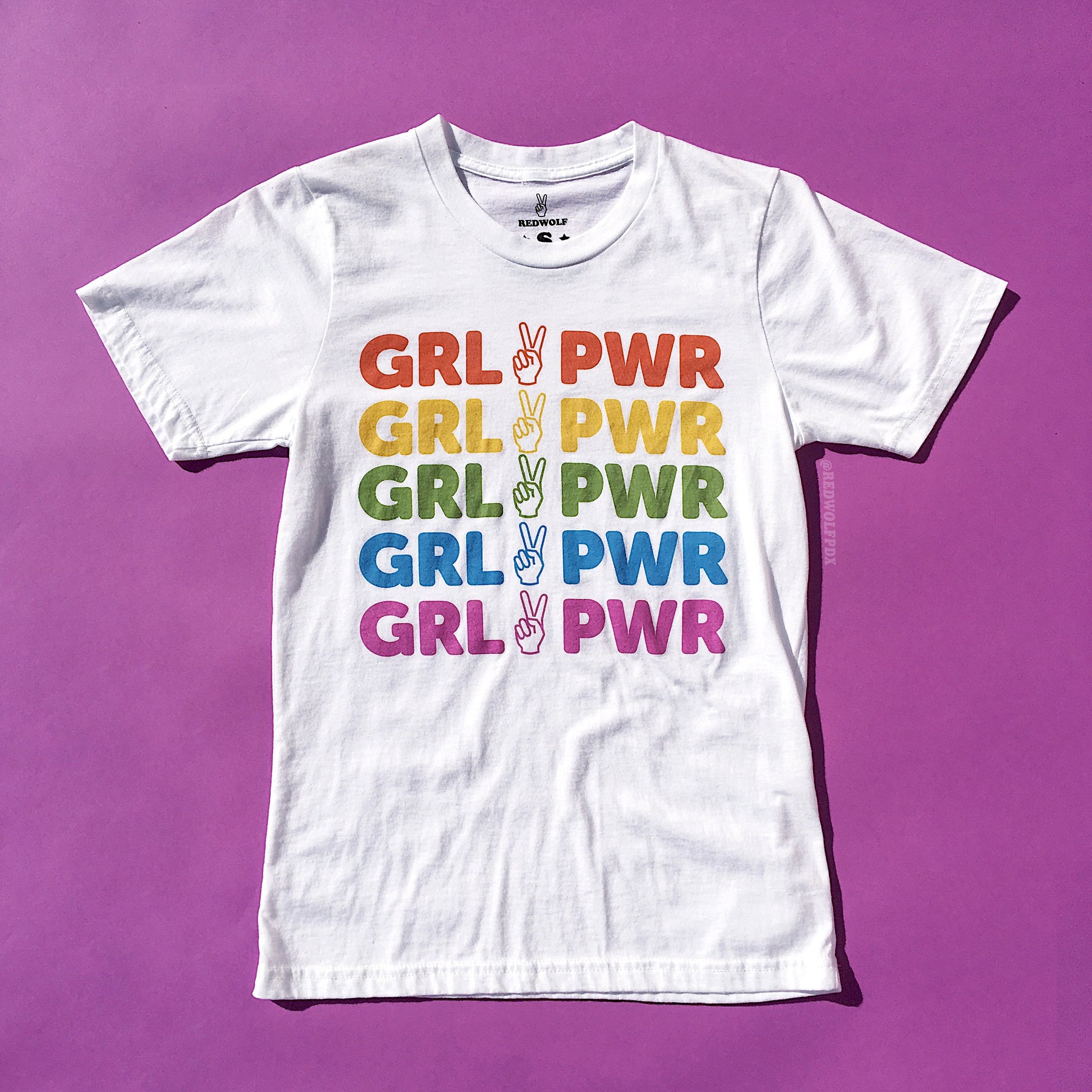 girl power rainbow tee - 4