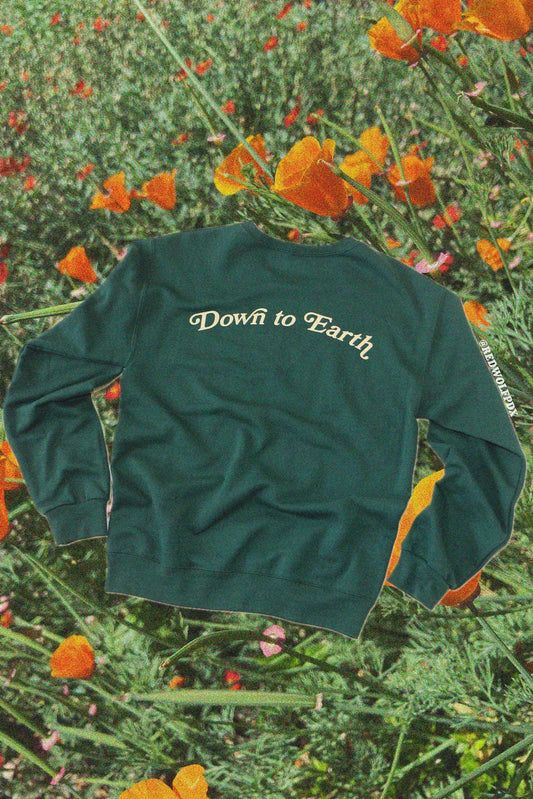DOWN TO EARTH SWEATSHIRT