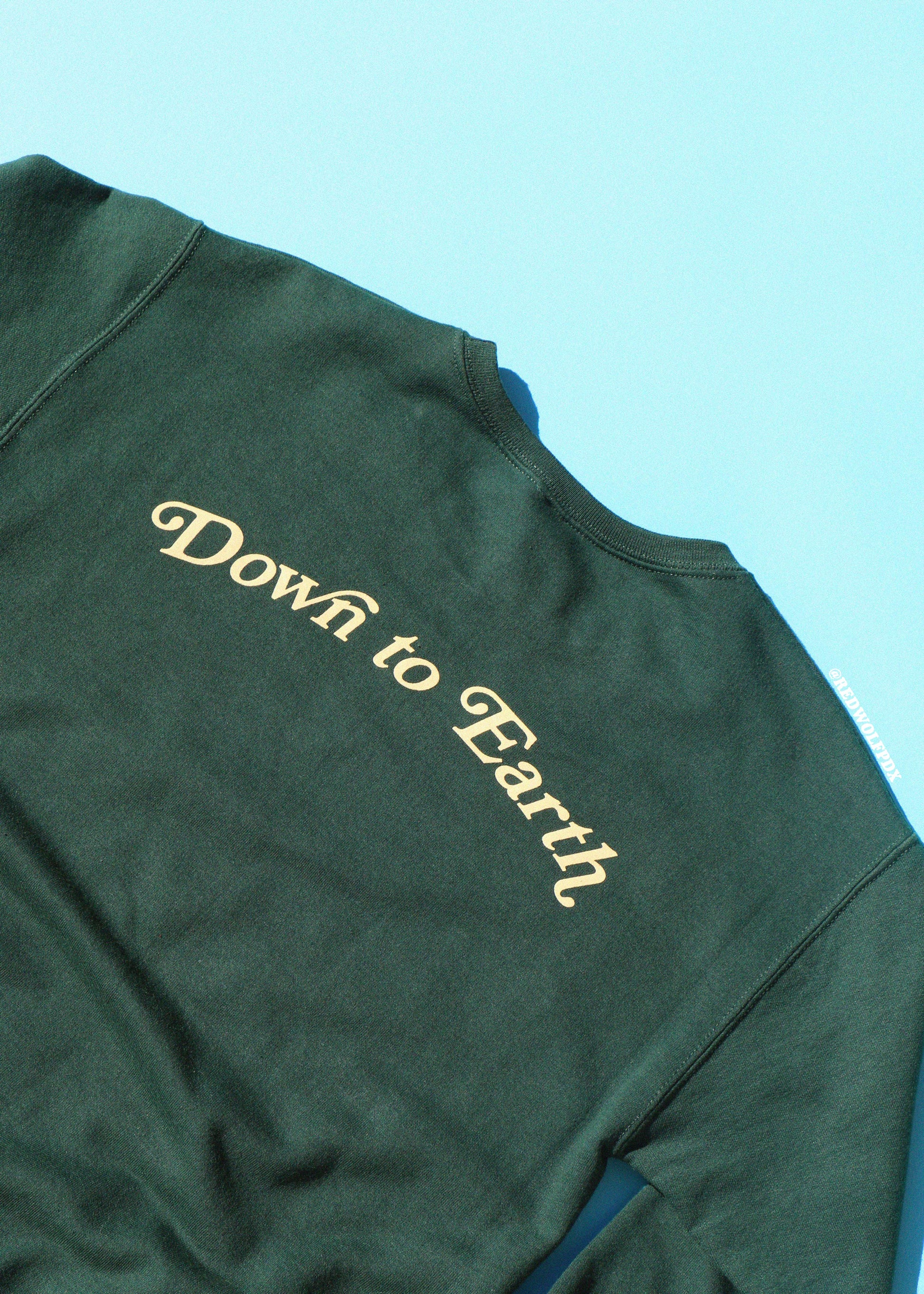 DOWN TO EARTH SWEATSHIRT - REDWOLF