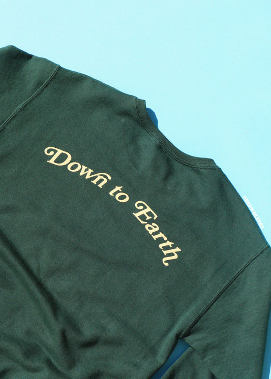 DOWN TO EARTH SWEATSHIRT - REDWOLF