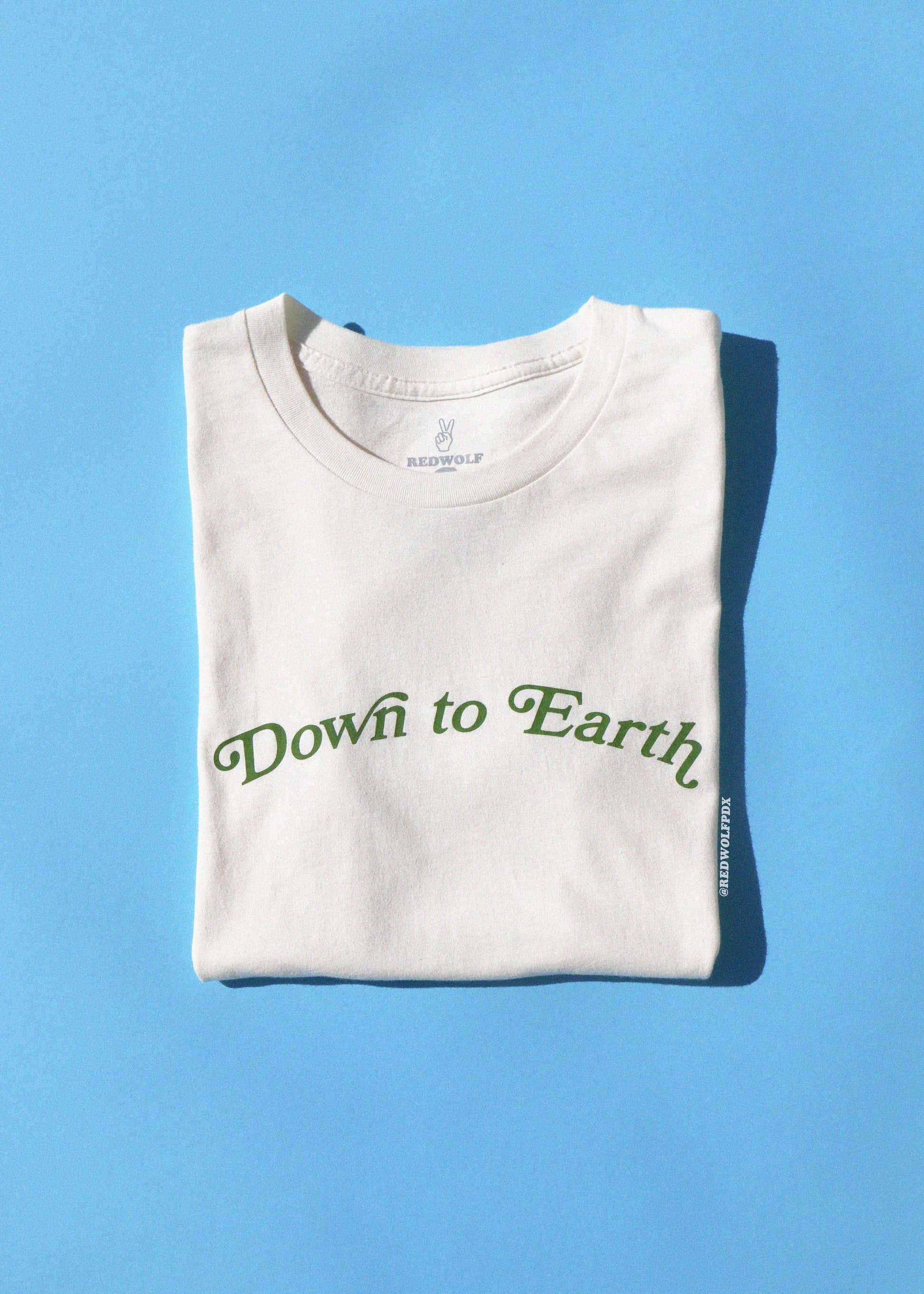 DOWN TO EARTH TEE - REDWOLF
