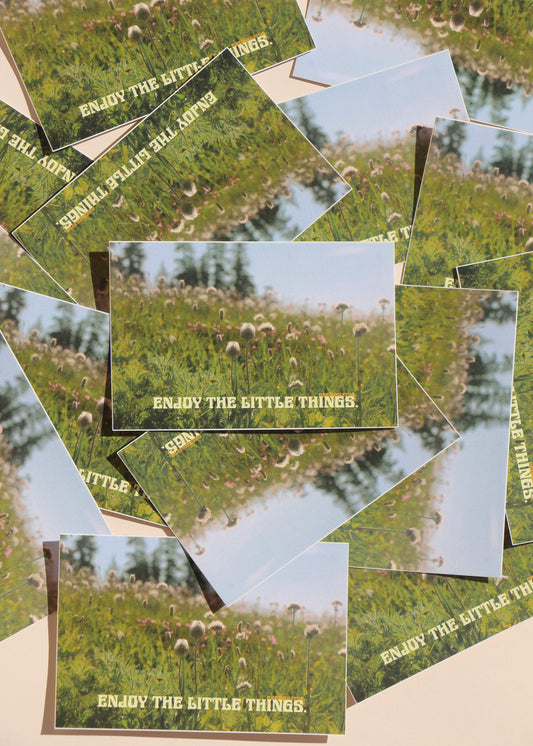 ENJOY THE LITTLE THINGS STICKER