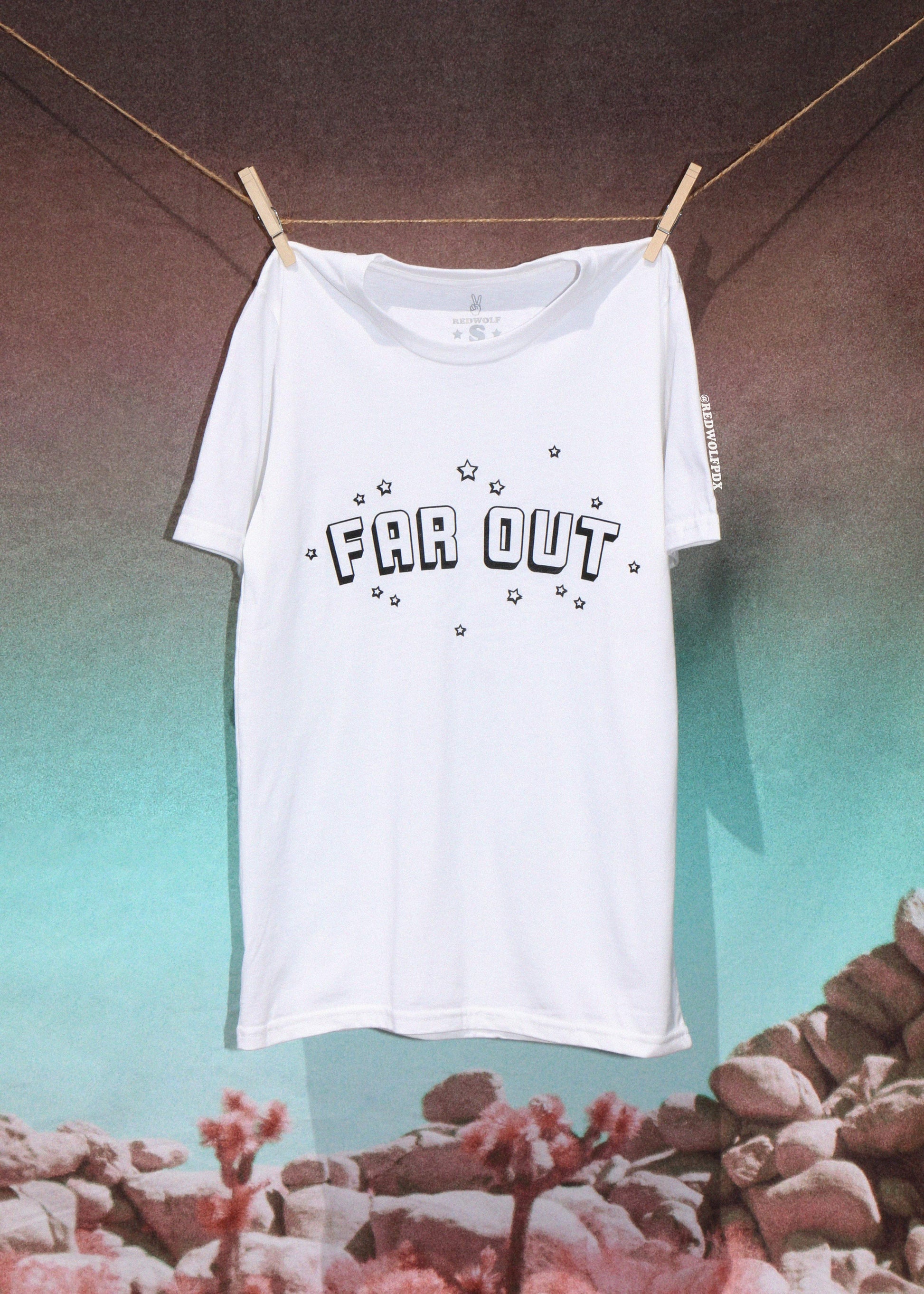FAR OUT TEE - REDWOLF