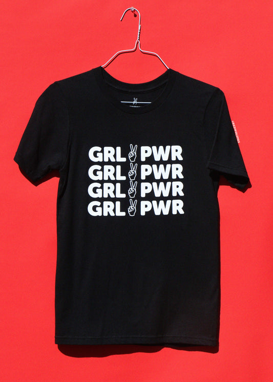 GIRL POWER TEE - BLACK - REDWOLF