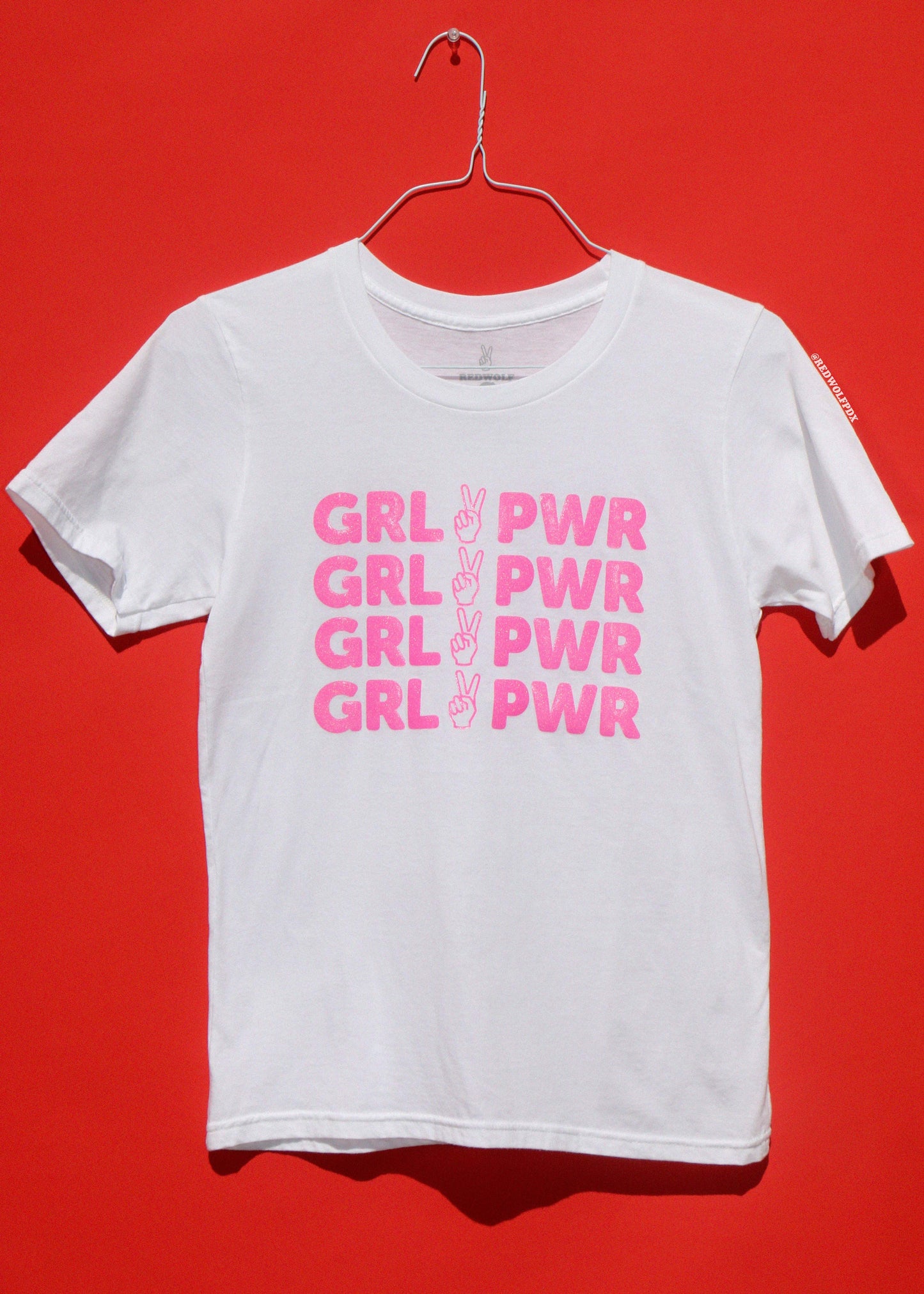 Girl Power Glitter Tee - REDWOLF