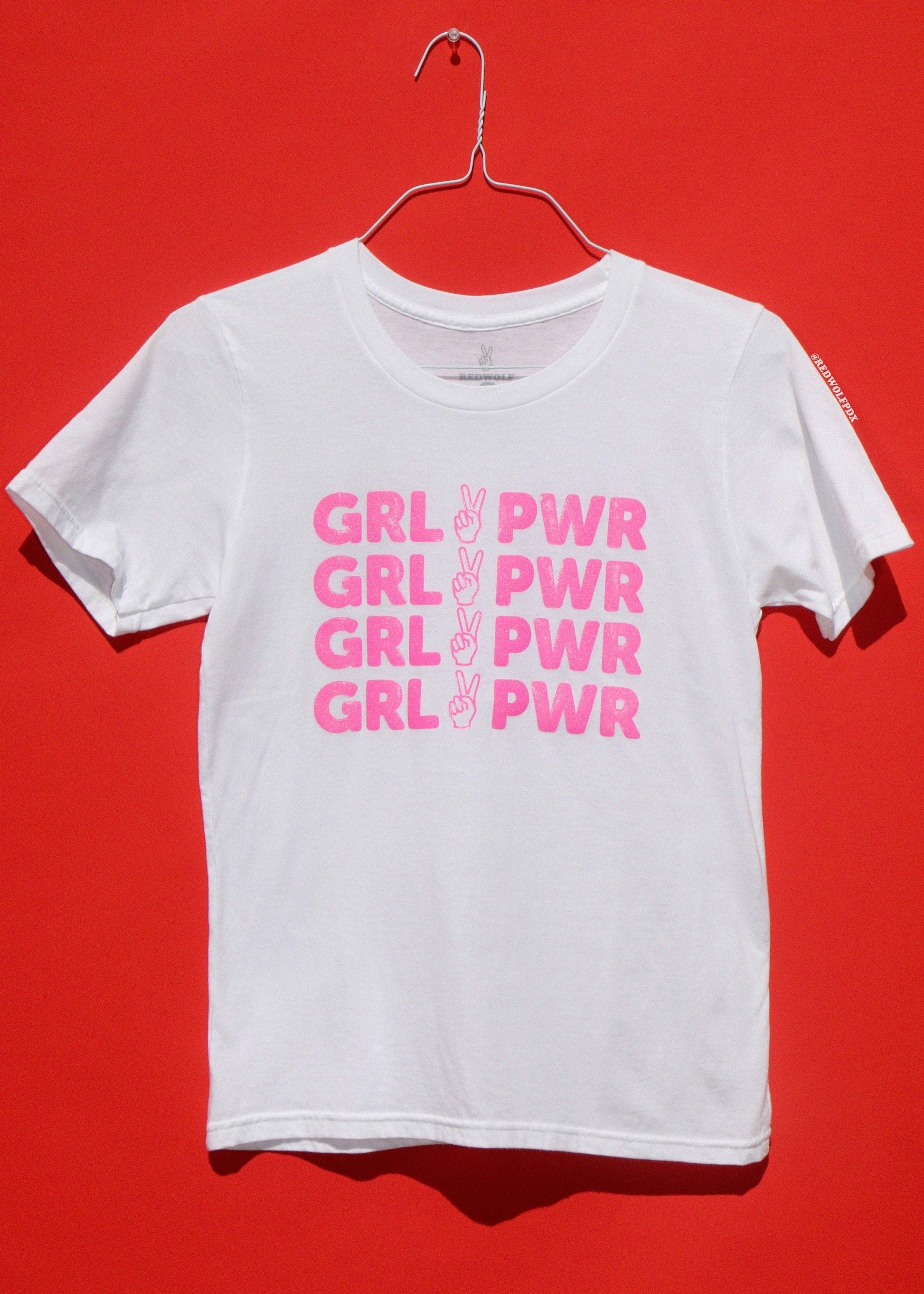 Girl Power Glitter Tee - REDWOLF