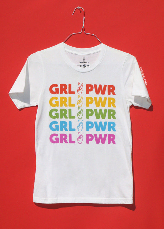 Girl Power Rainbow Tee - REDWOLF