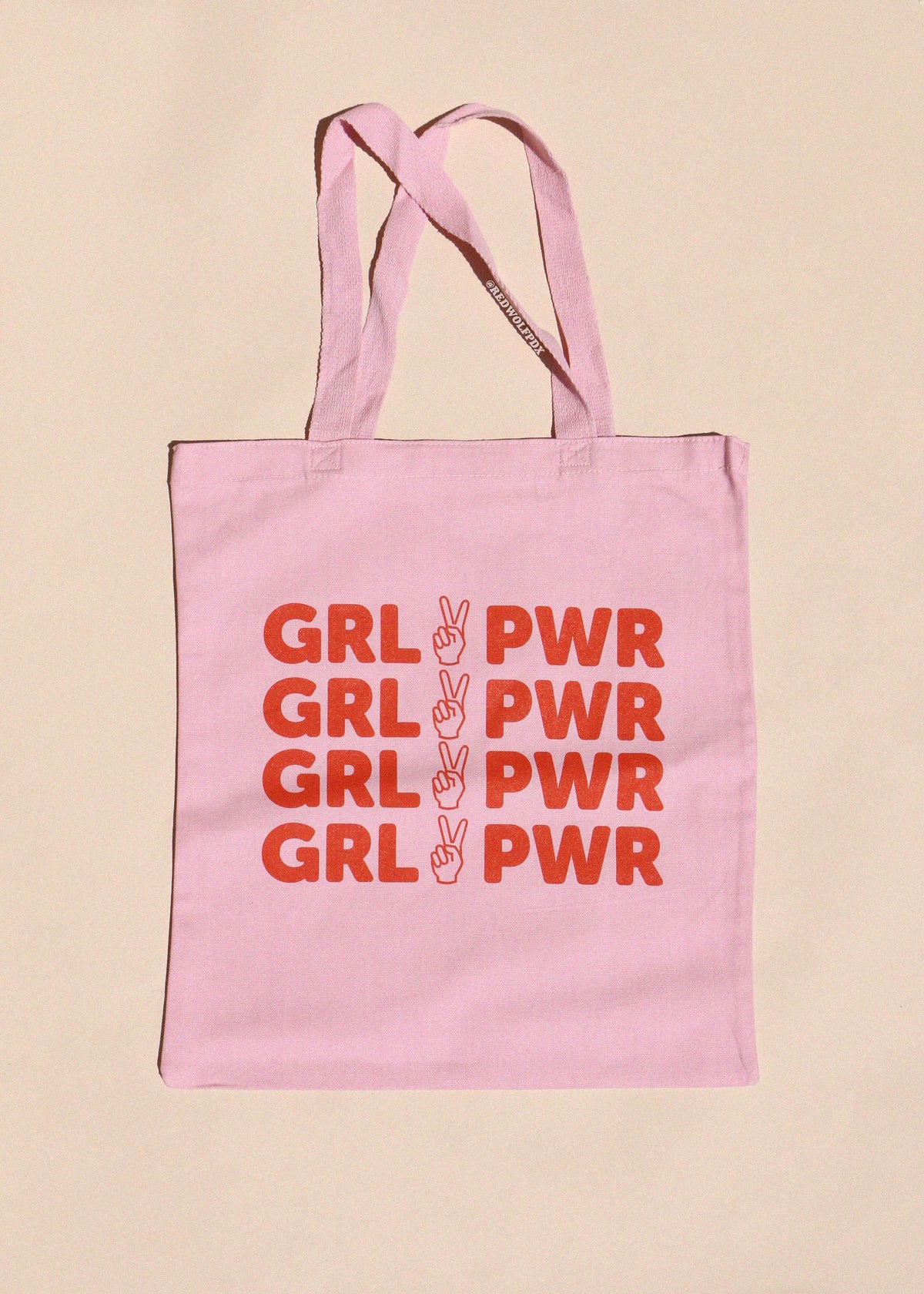 GIRL POWER TOTE BAG - PINK – REDWOLF