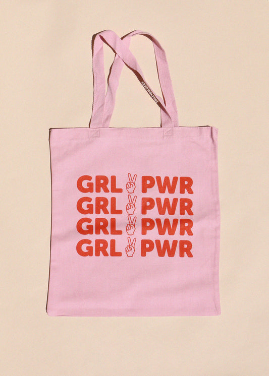 GIRL POWER TOTE BAG - PINK - REDWOLF