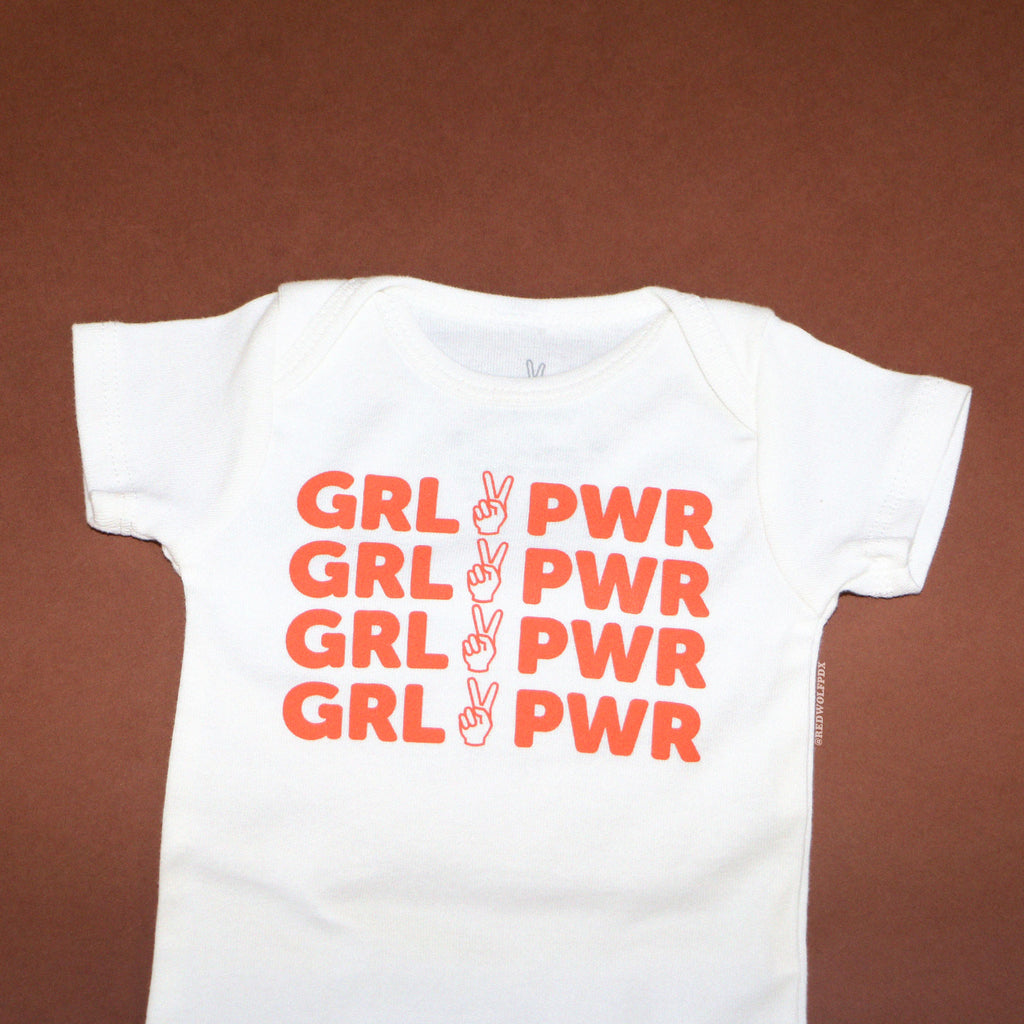 grl pwr baby onesie - 1