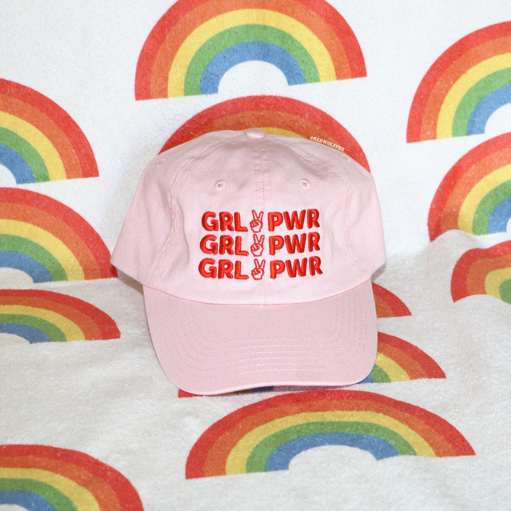 GIRL POWER Baseball Cap - Light Pink - 0