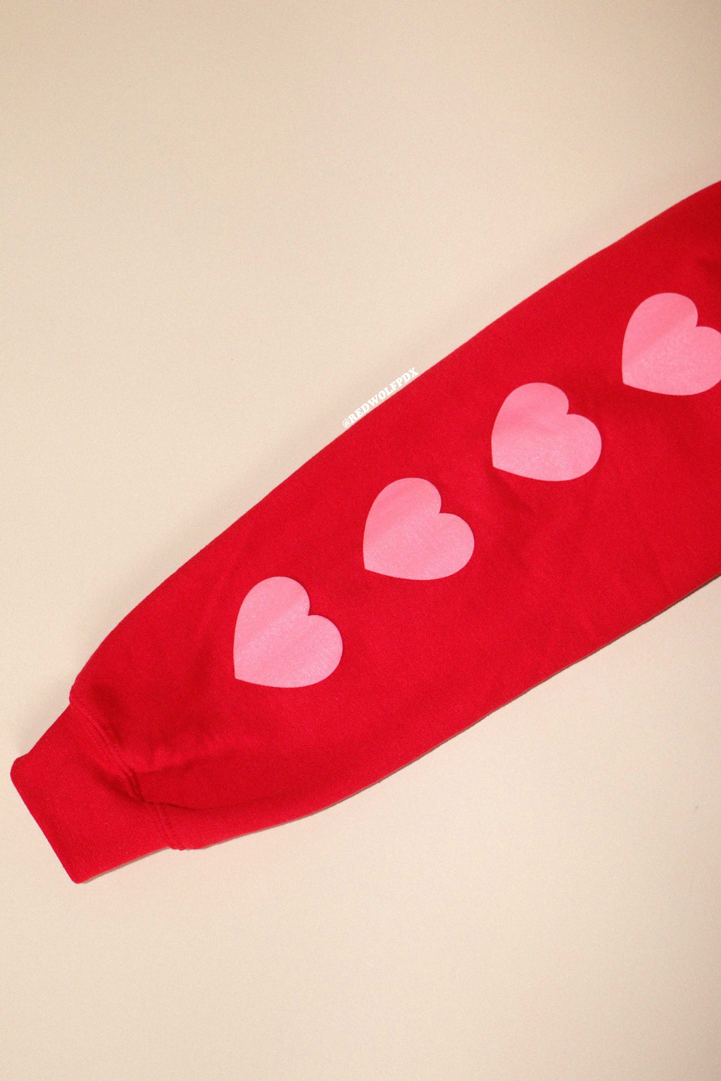 Heart Sleeve Sweatshirt