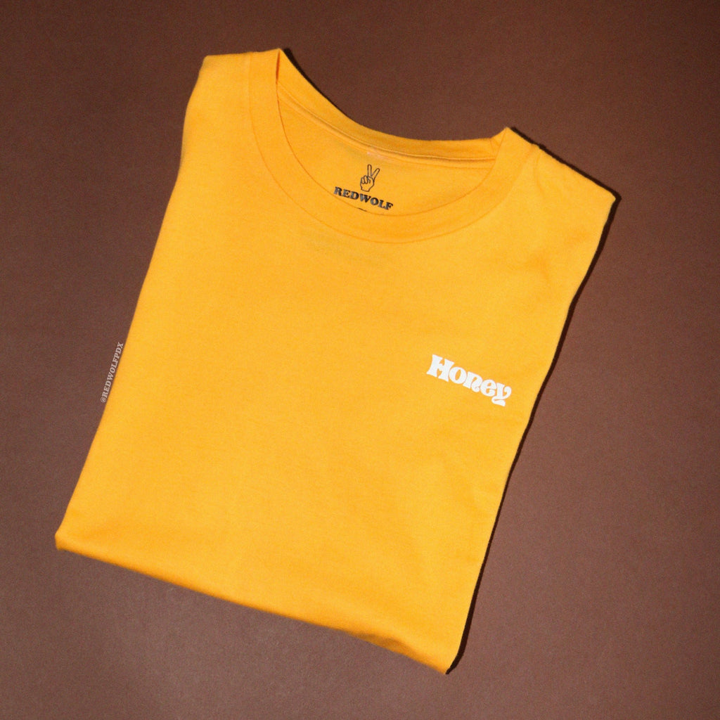 honey tee yellow sample sale - 1