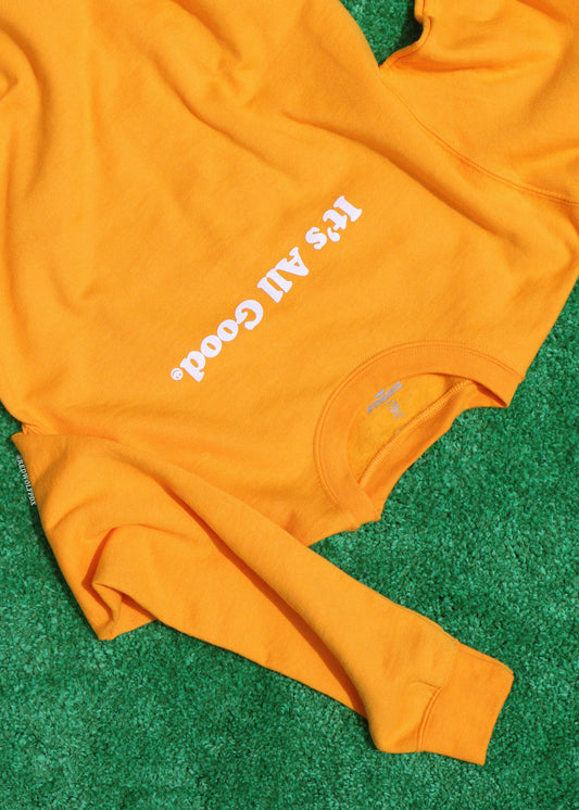 IT'S ALL GOOD SMILEY FACE SWEATSHIRT - REDWOLF