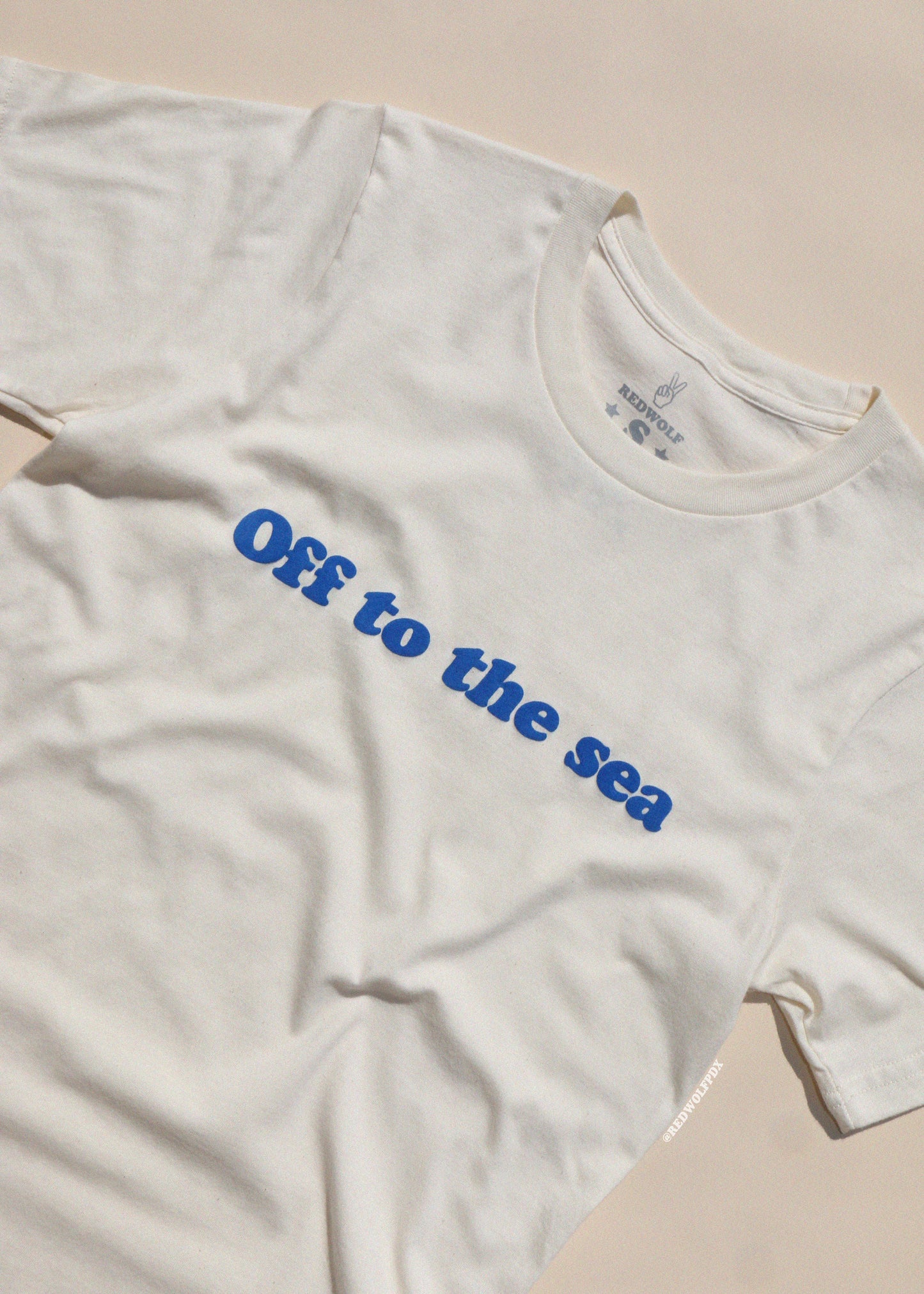 OFF TO THE SEA TEE - REDWOLF