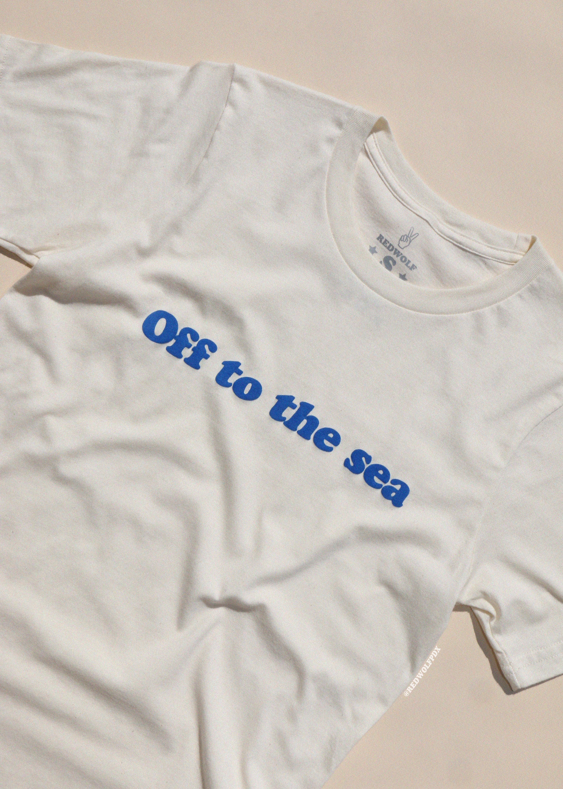 OFF TO THE SEA TEE - REDWOLF