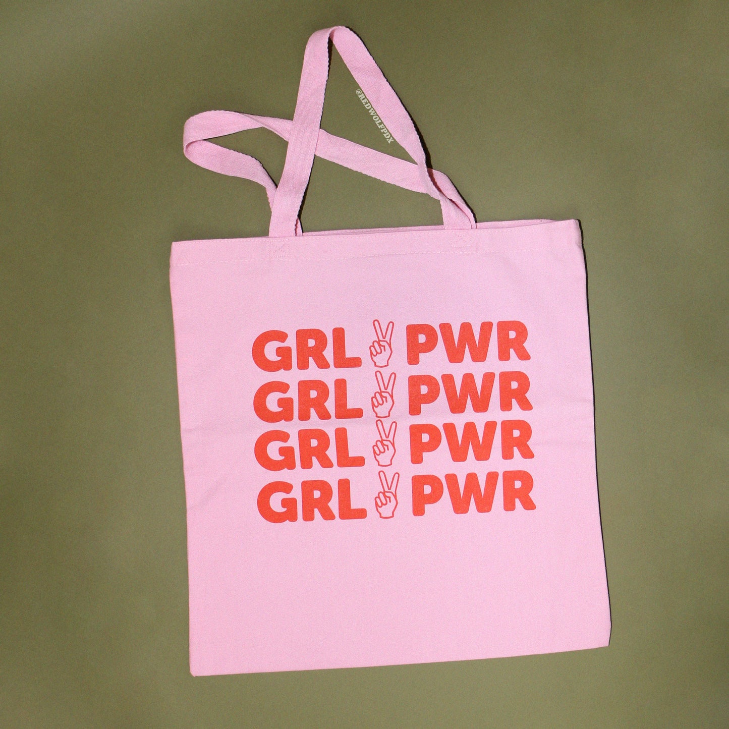GIRL POWER TOTE BAG - PINK