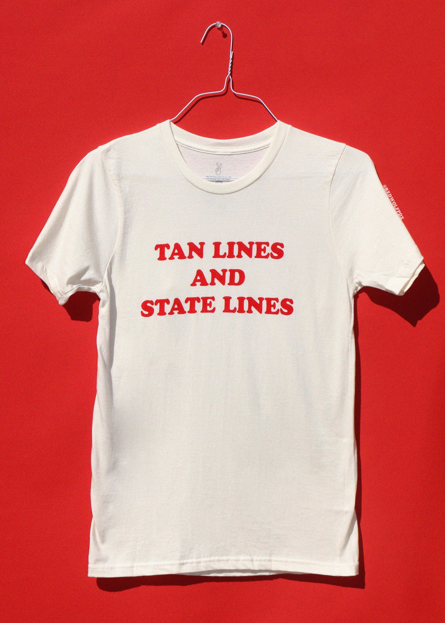 Tan Lines and State Lines Tee - REDWOLF