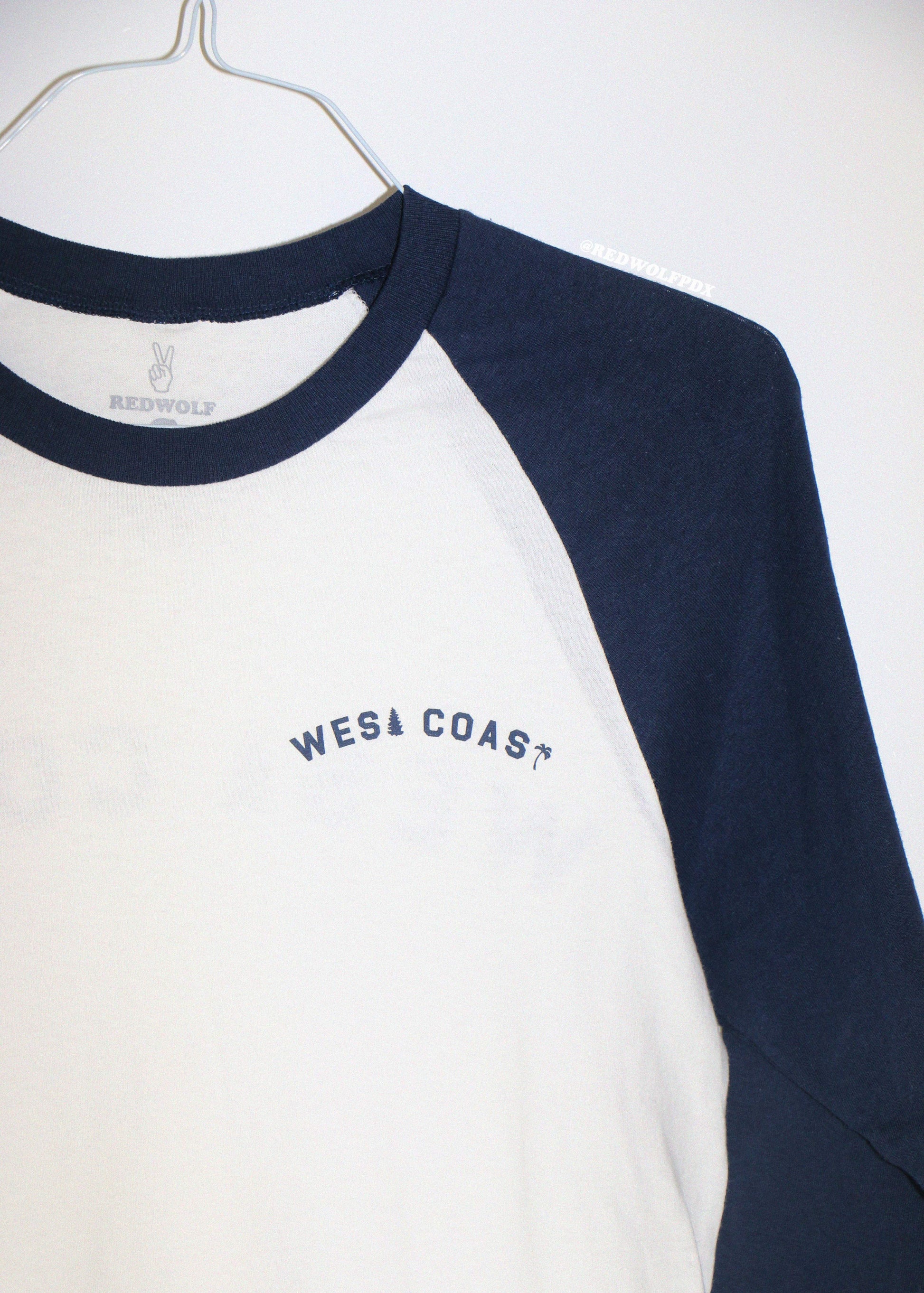 West Coast Graphic Raglan - REDWOLF