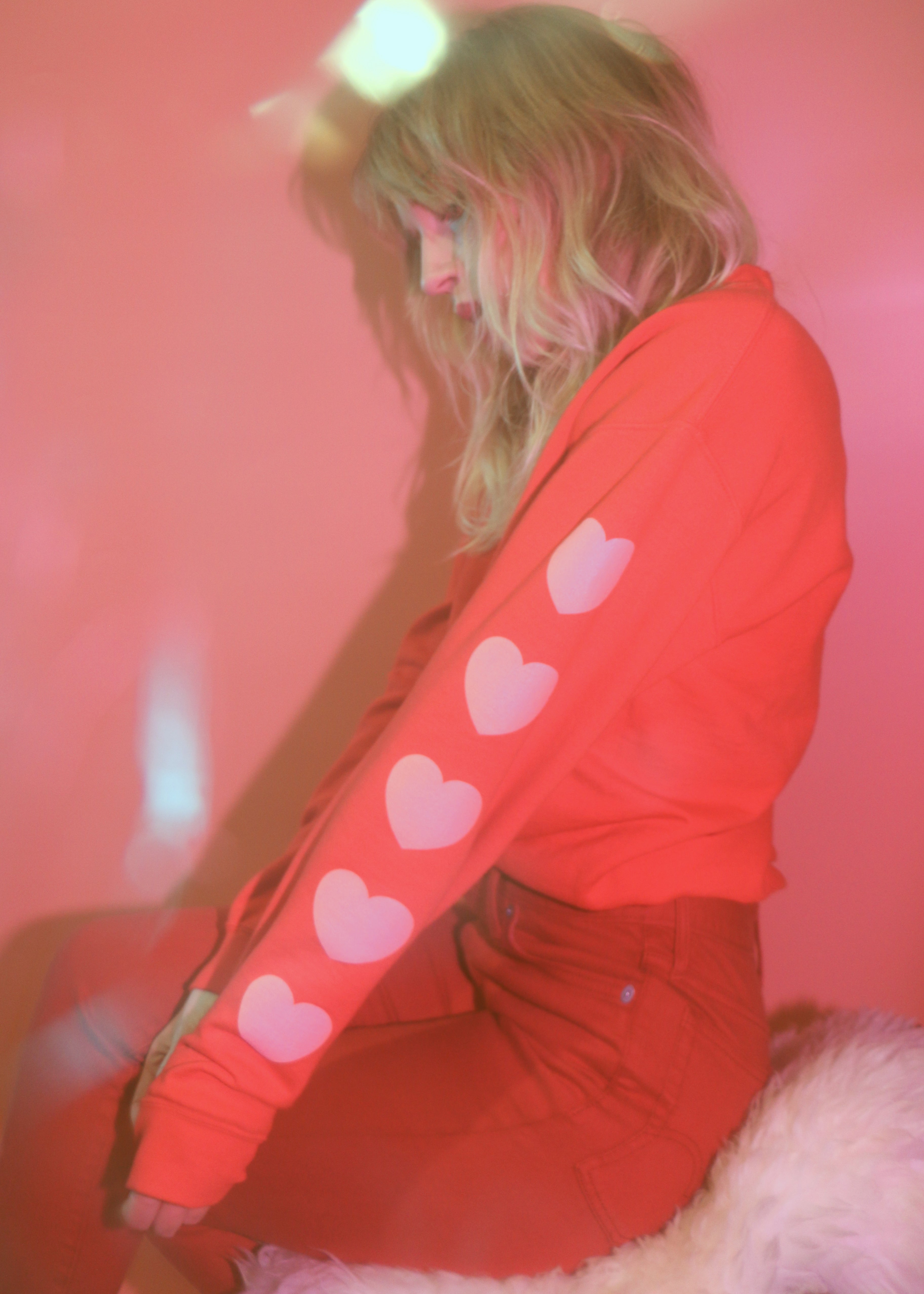 Heart Sleeve Sweatshirt - 8