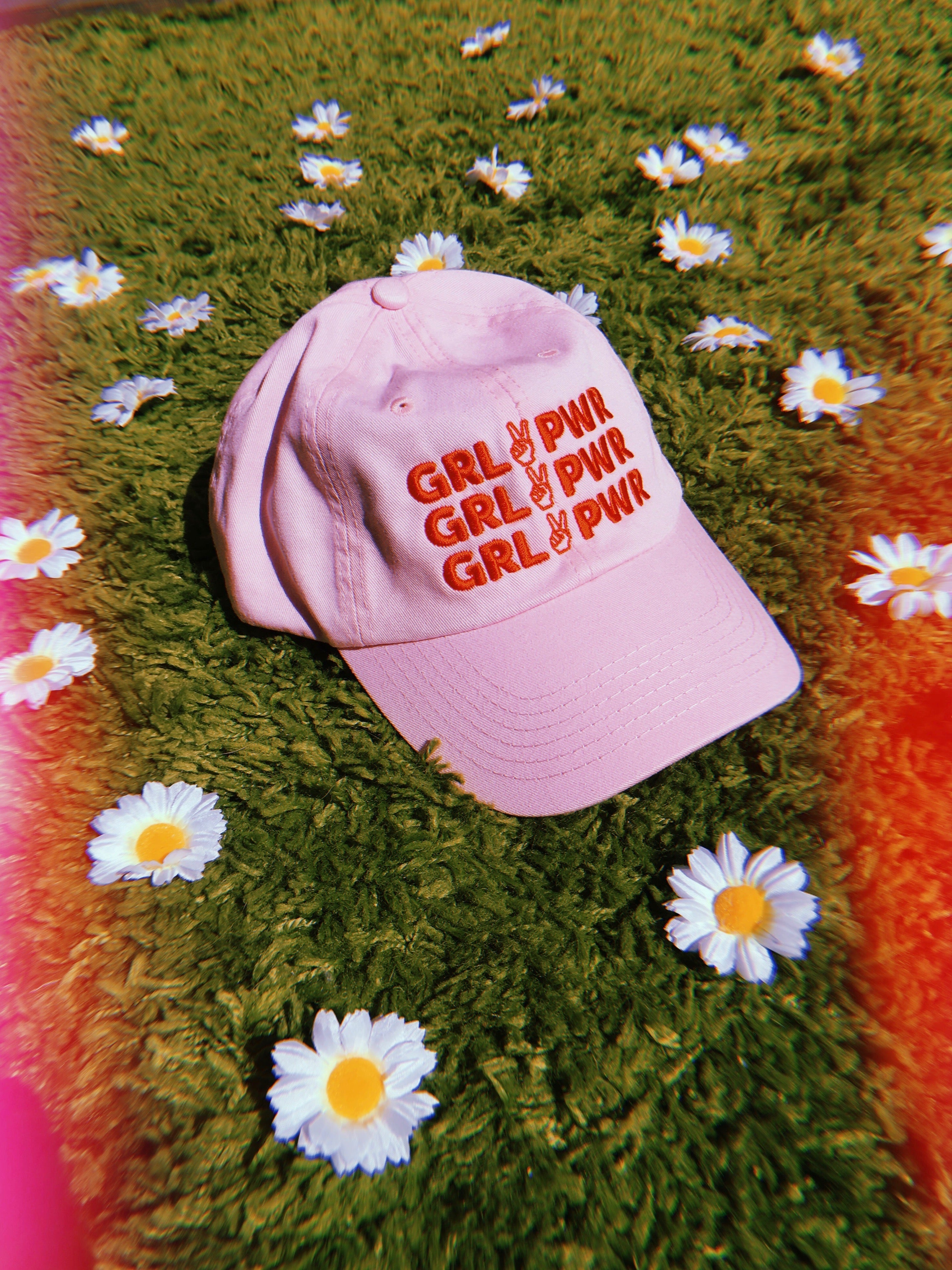 GIRL POWER Baseball Cap - Light Pink - 12