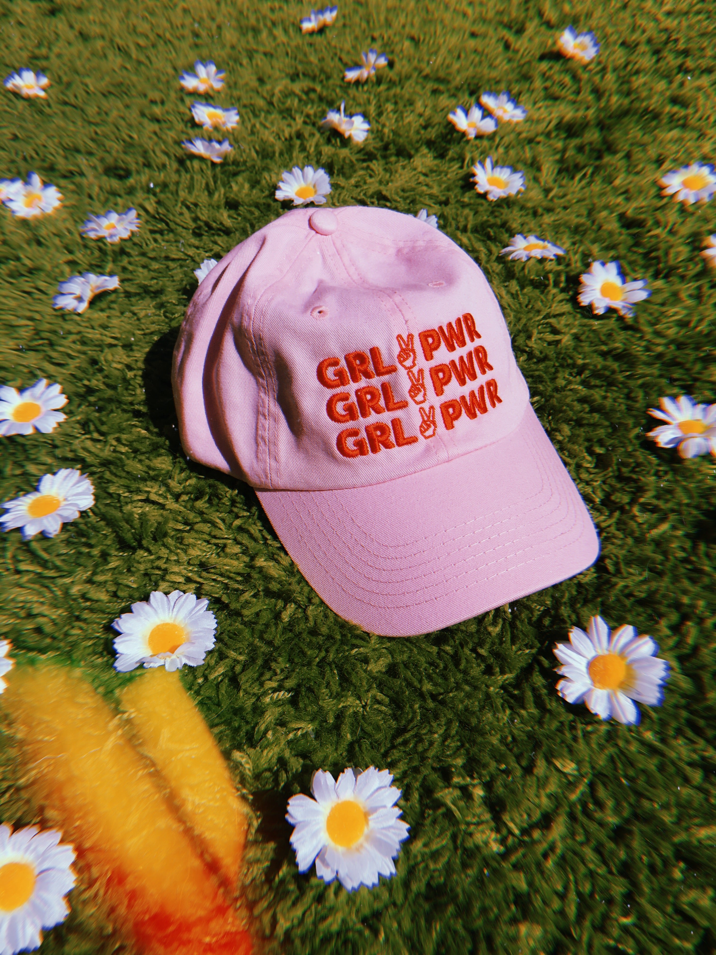 GIRL POWER Baseball Cap - Light Pink - 11